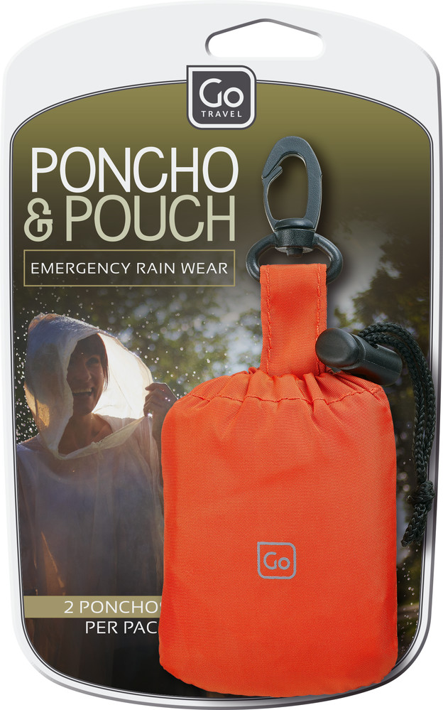 Go Travel GoTravel Poncho & Pouch Twin Pack, 2