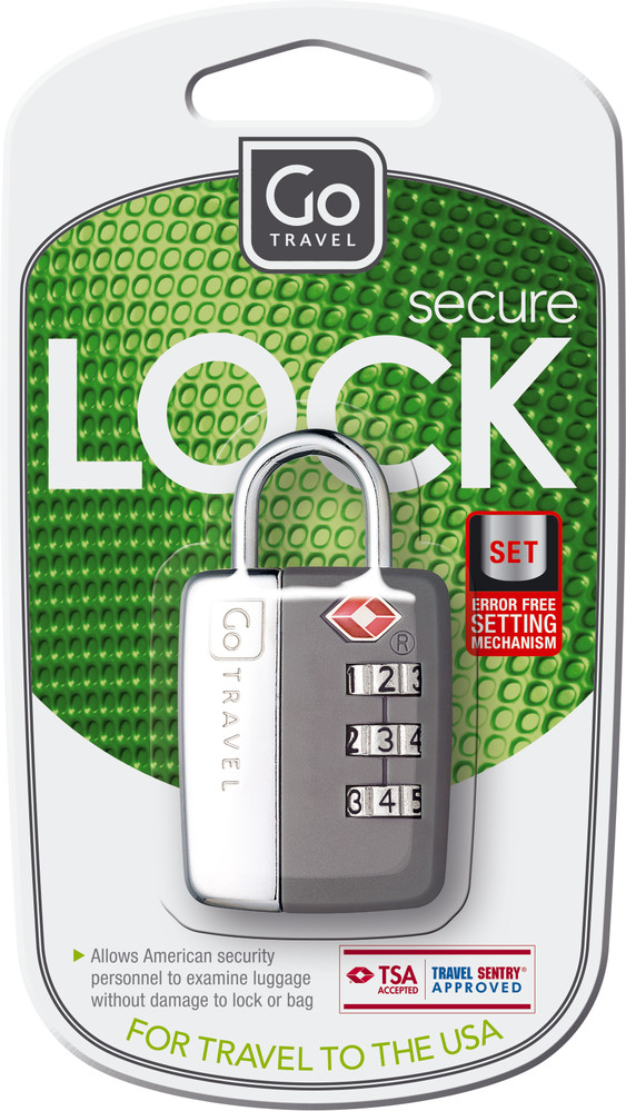 Sentry Lock (TSA) grå, 1 stk.