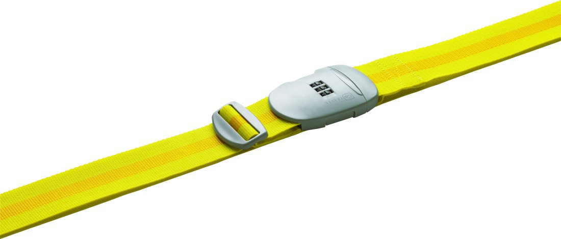 Go Travel GoTravel Strap´n Lock gul, 1 stk.