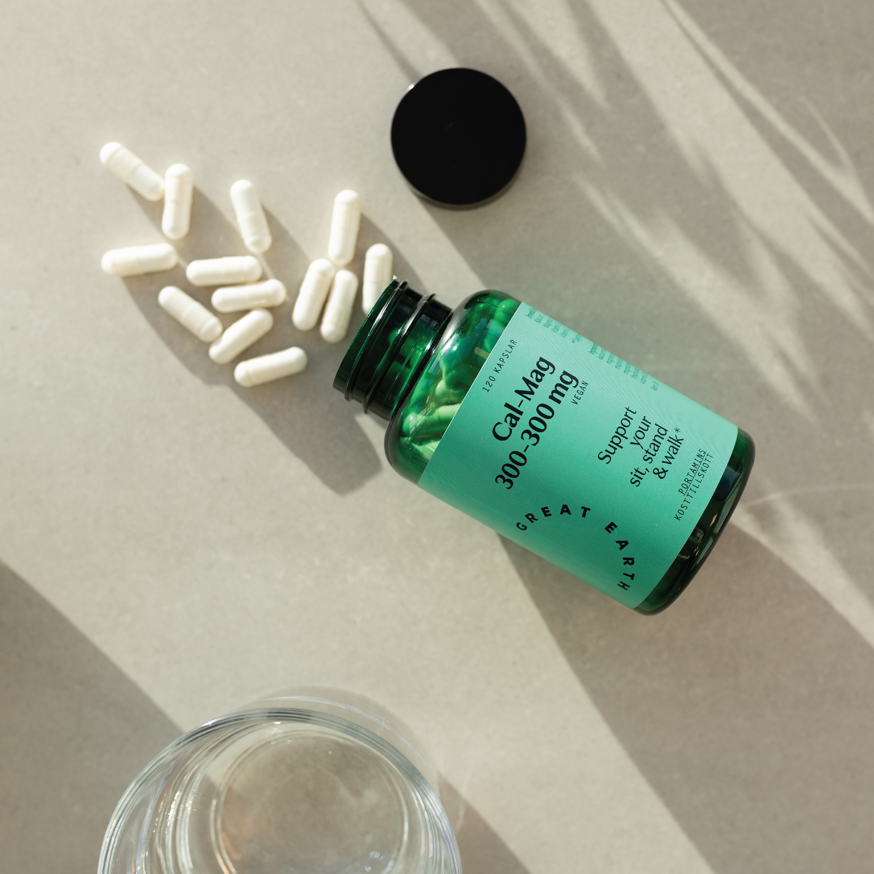 Great Earth Cal-Mag 300-300 mg kapsler, 120 stk.