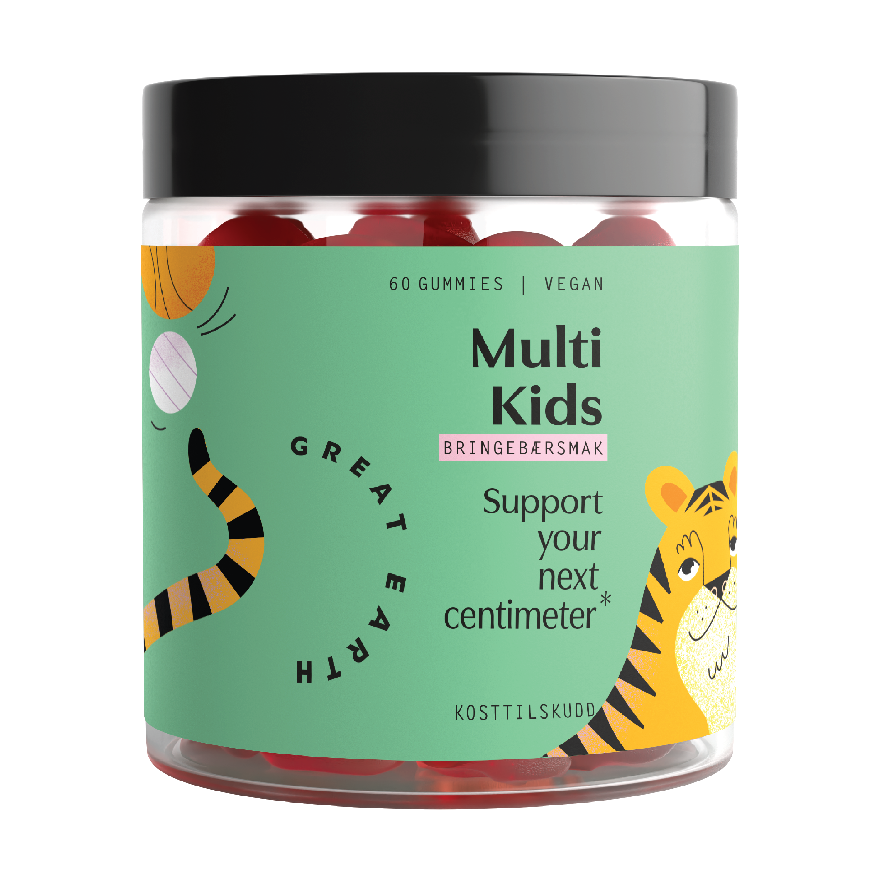 Great Earth Multi Kids, 60 stk.