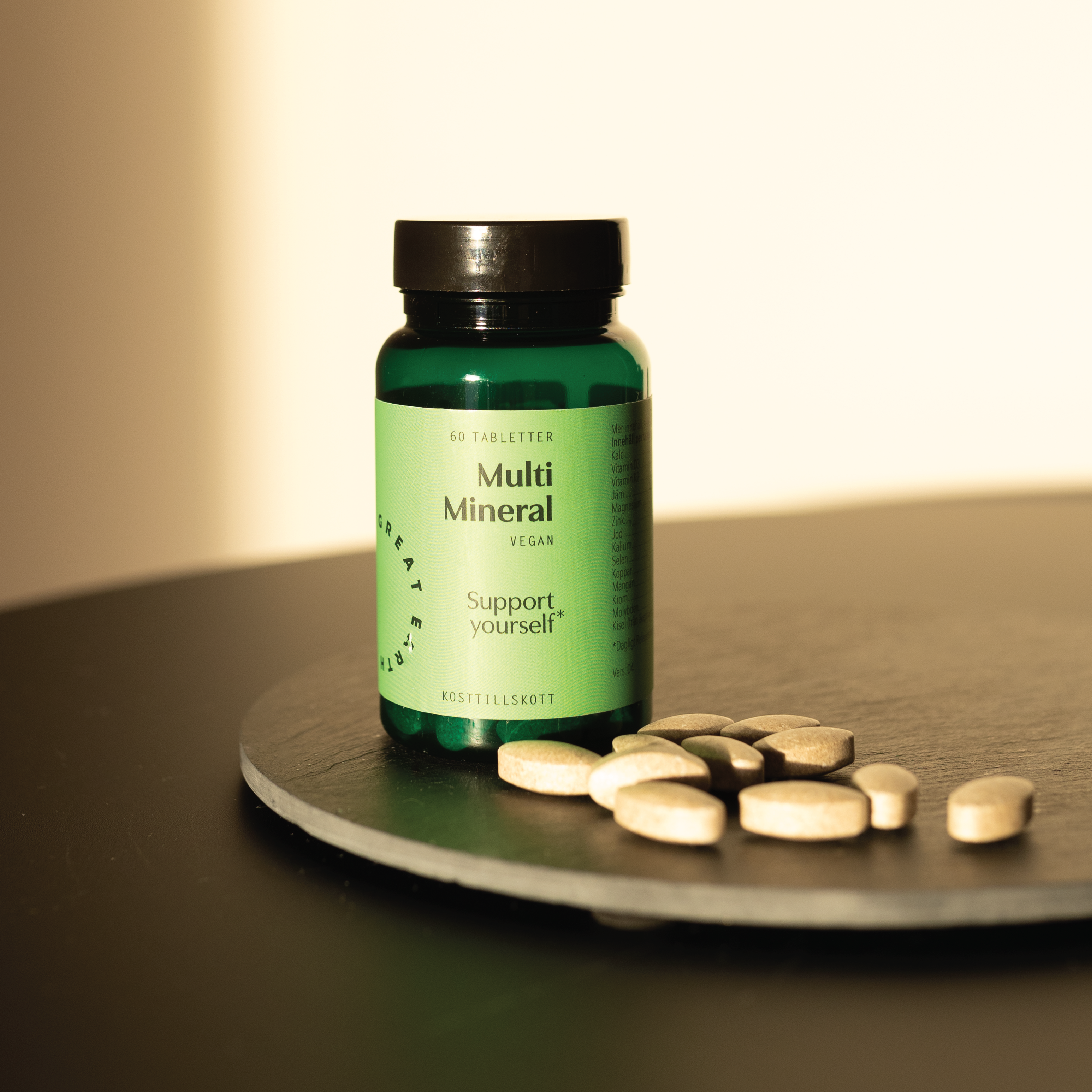 Great Earth Multi Mineral tabletter, 60 stk.