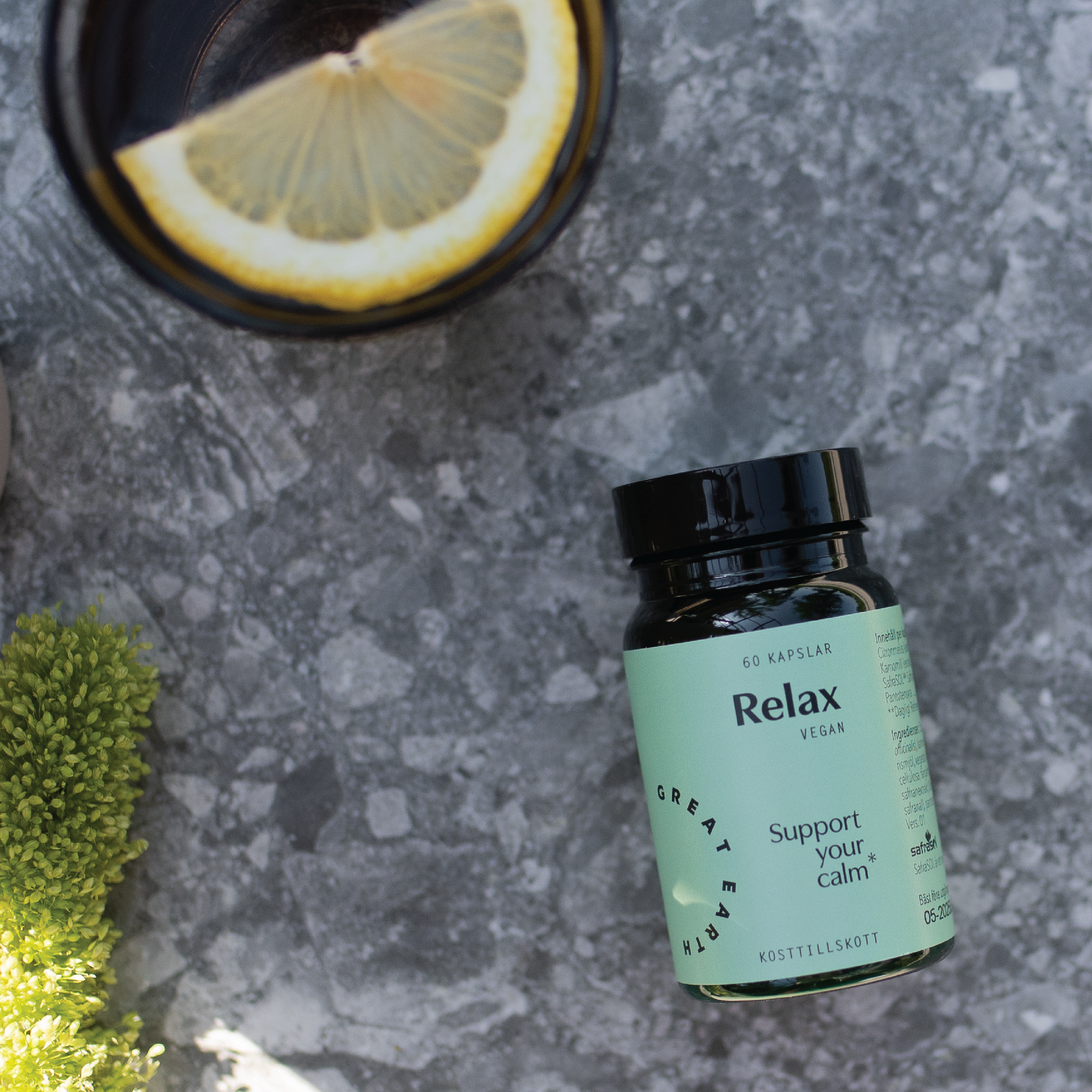 Great Earth Relax kapsler, 60 stk.