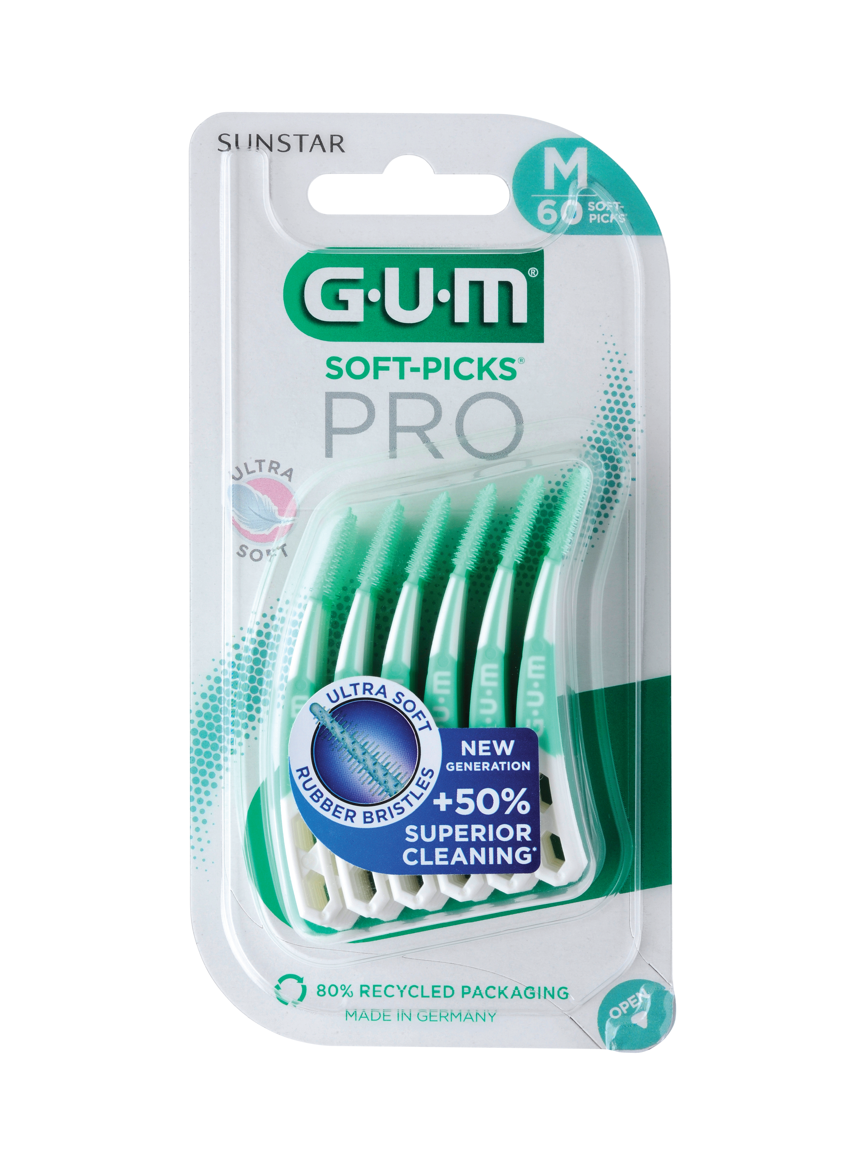 Gum Soft Picks Pro, Medium, 60 stk.