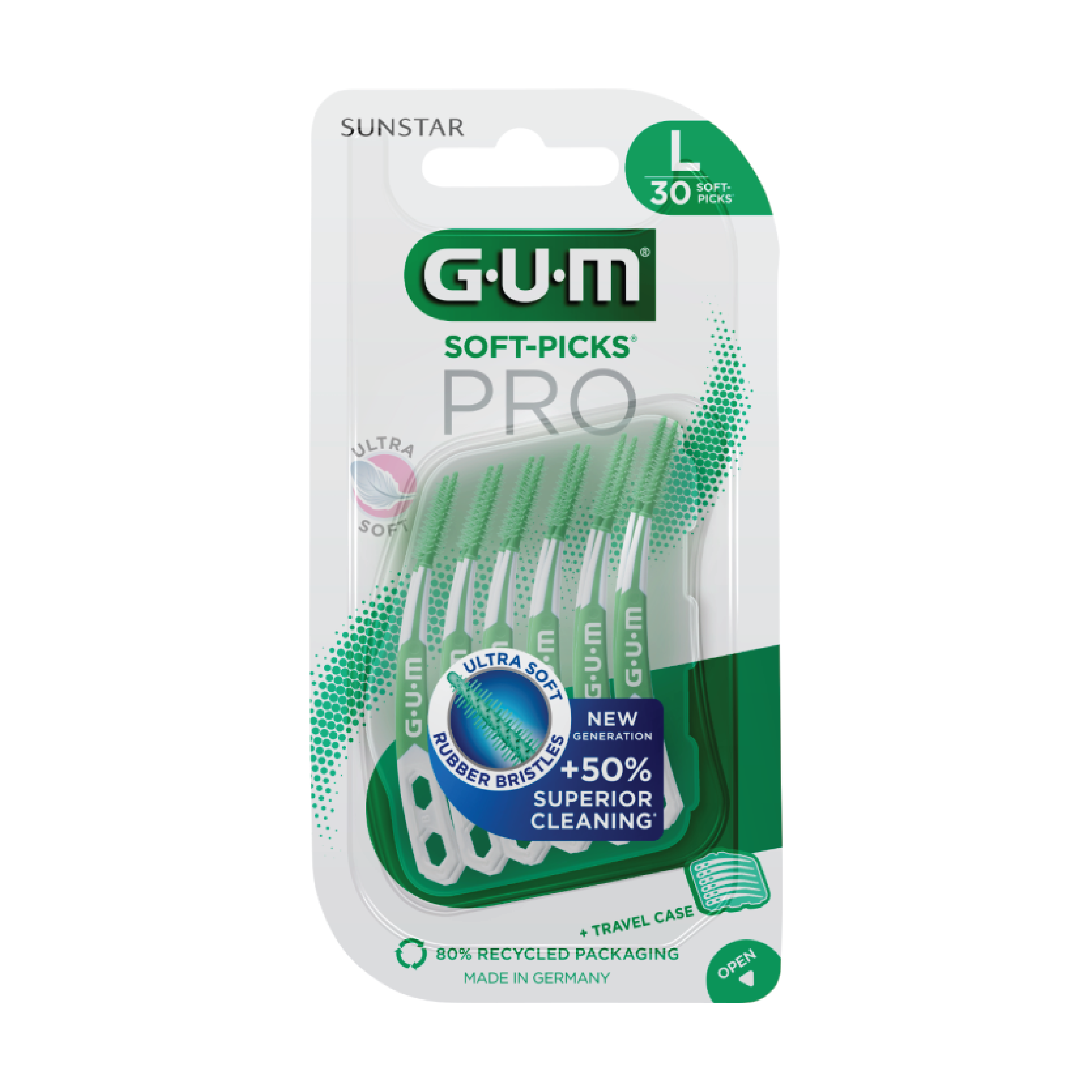 Gum Soft Picks Pro, Large, 30 stk.