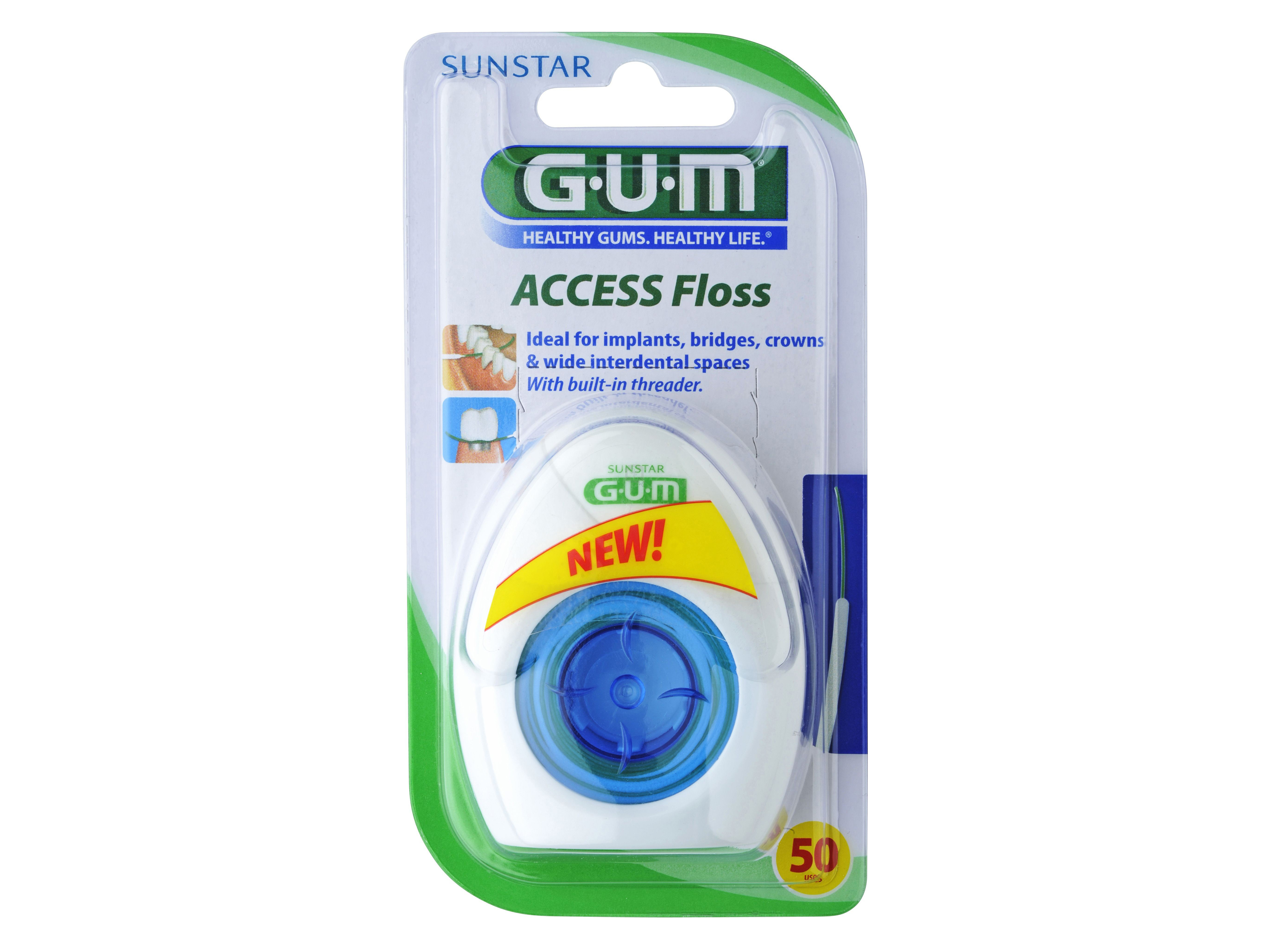 Gum Tanntråd Access Floss, 50 m