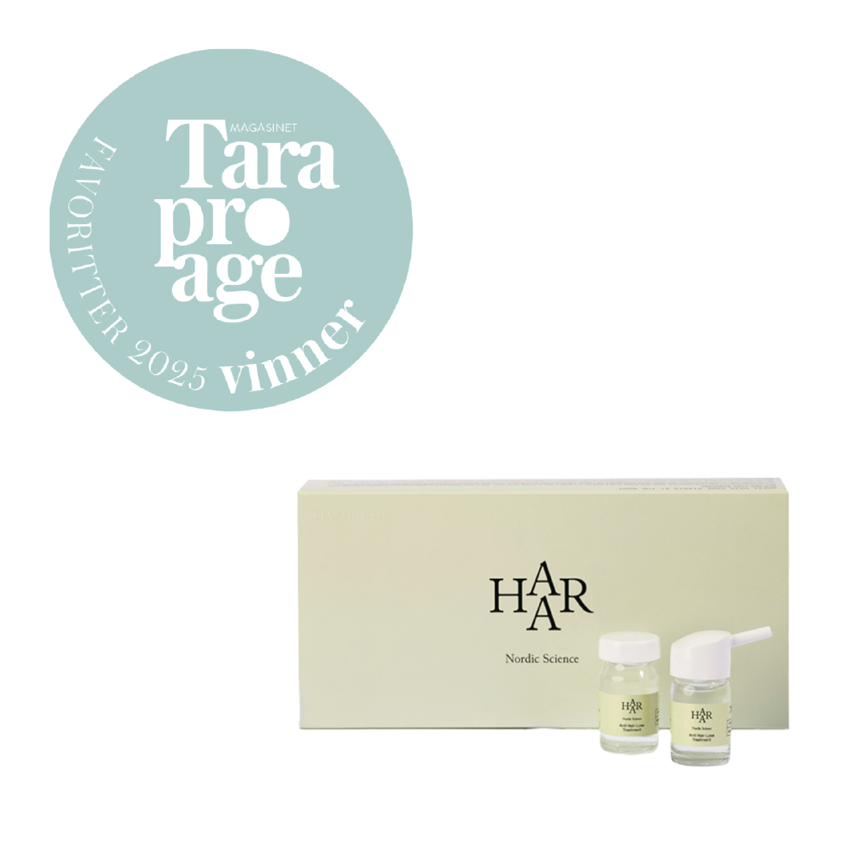 HAAR Botanical Growth Anti Hair-Loss Ampoules, 10 x 7 ml