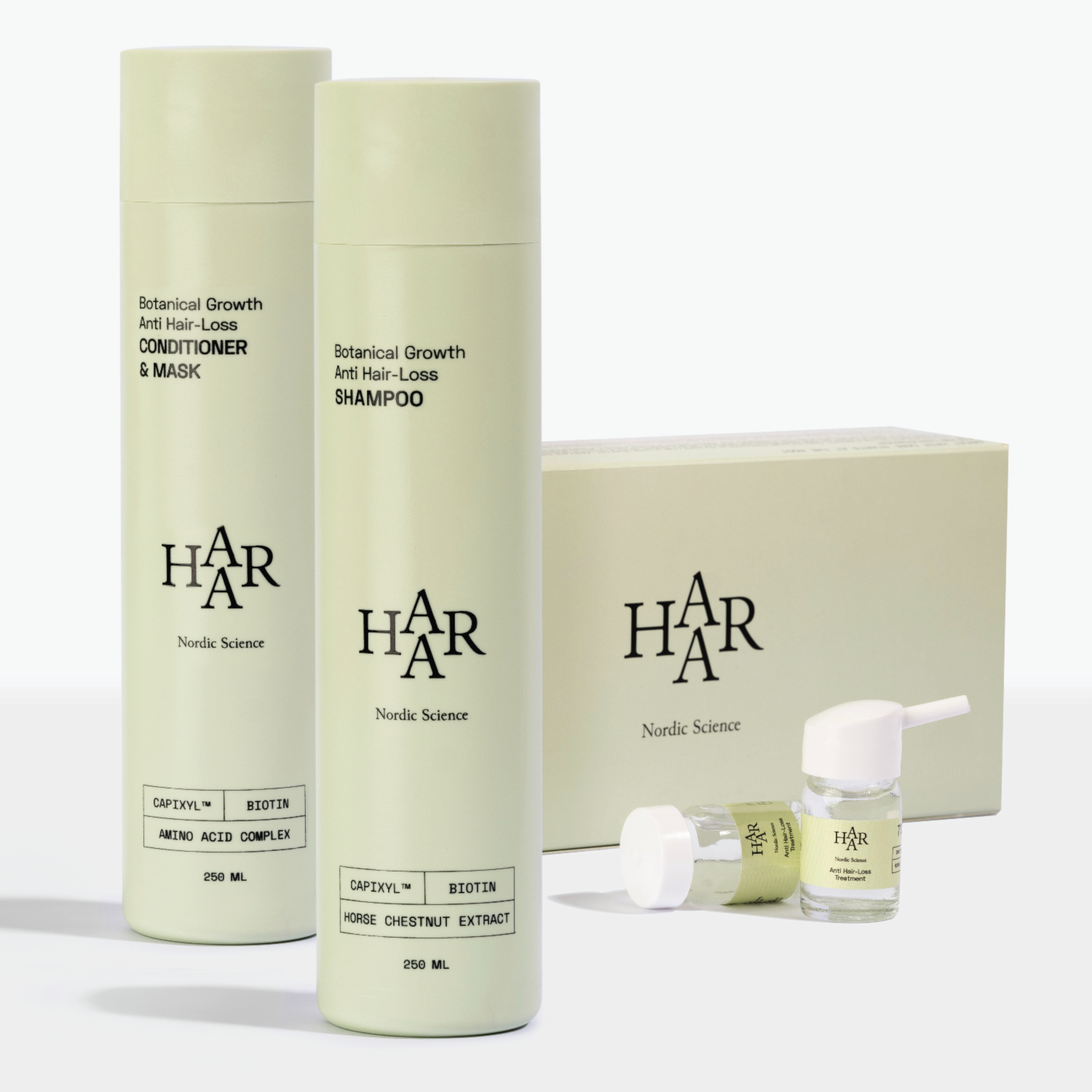 HAAR Botanical Growth Anti Hair-Loss Ampoules, 10 x 7 ml