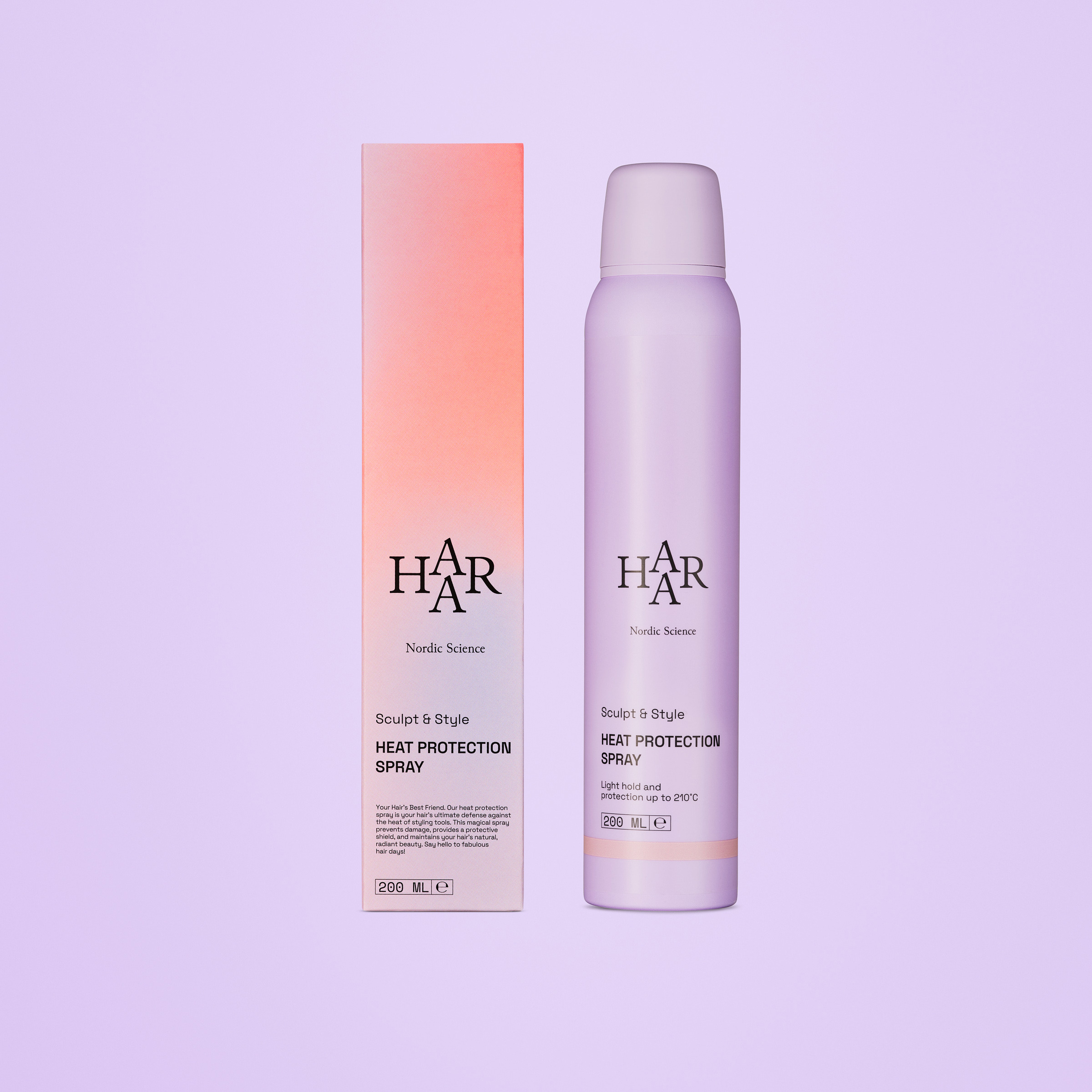 HAAR Sculpt & Style Heat Protection Spray, 200 ml