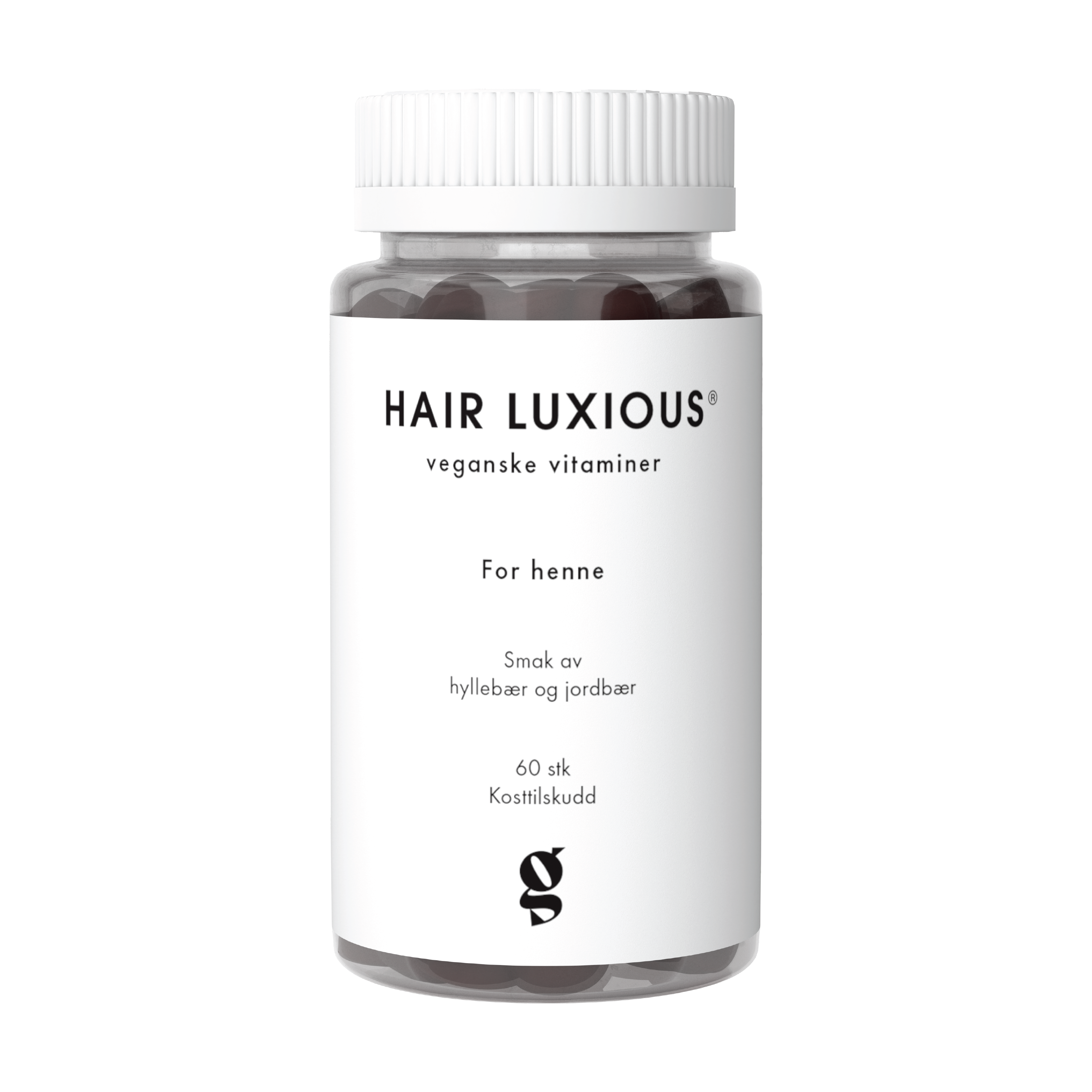 Hair Luxious Hair Luxious For henne Gummies, 60 stk.
