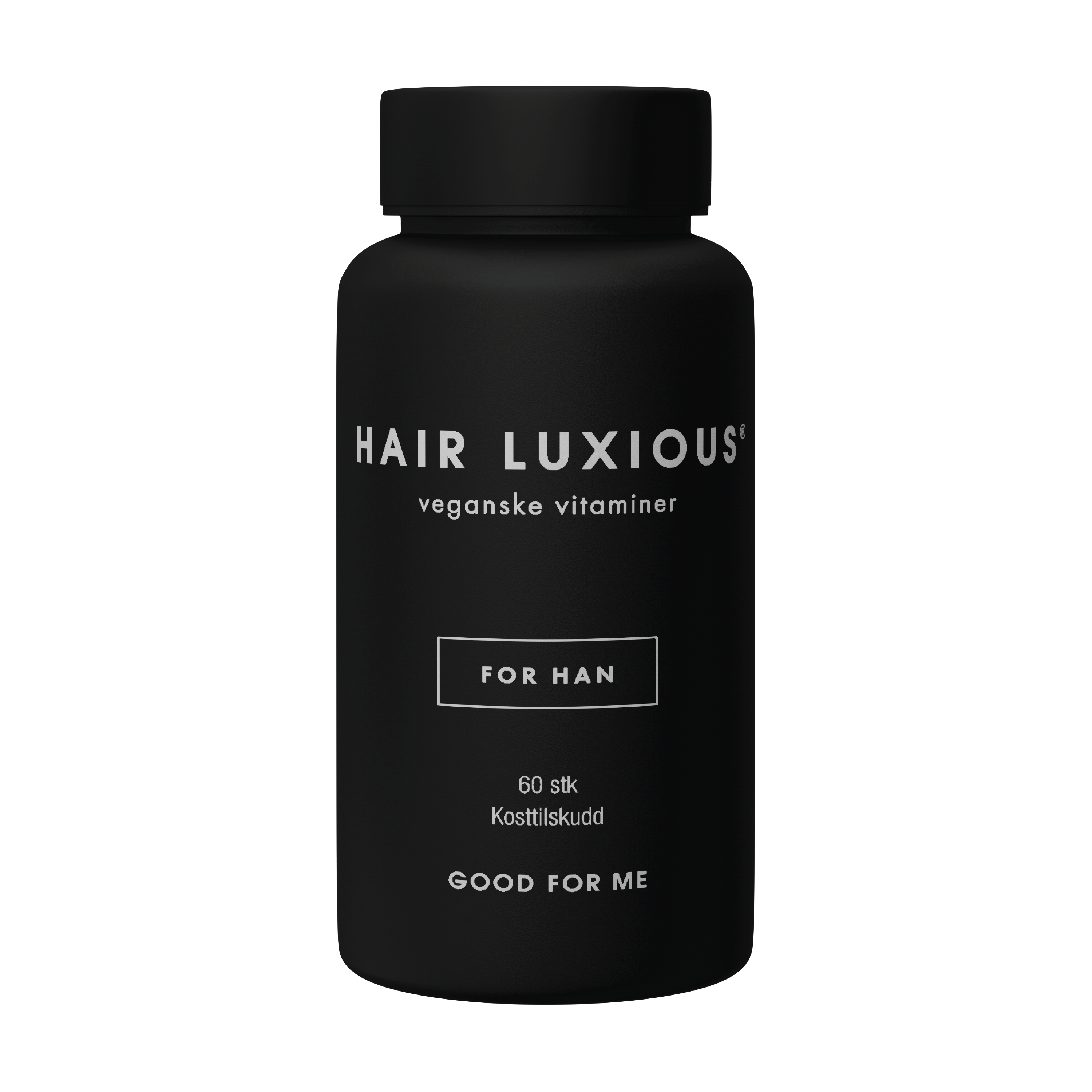 Hair Luxious Hair Luxious Veganske Vitaminer for han, 60 stk.