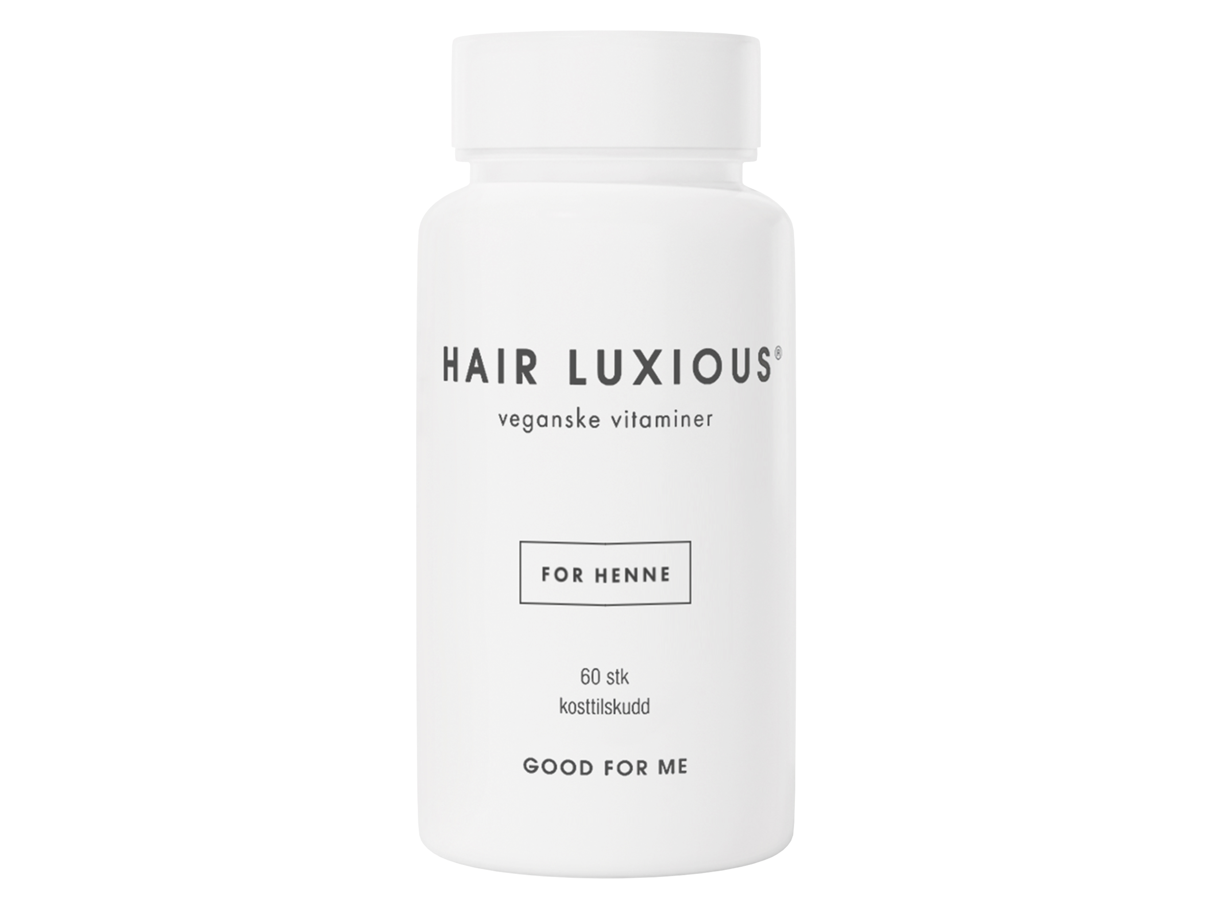 Hair luxious Veganske vitaminer for henne, 60 tabletter