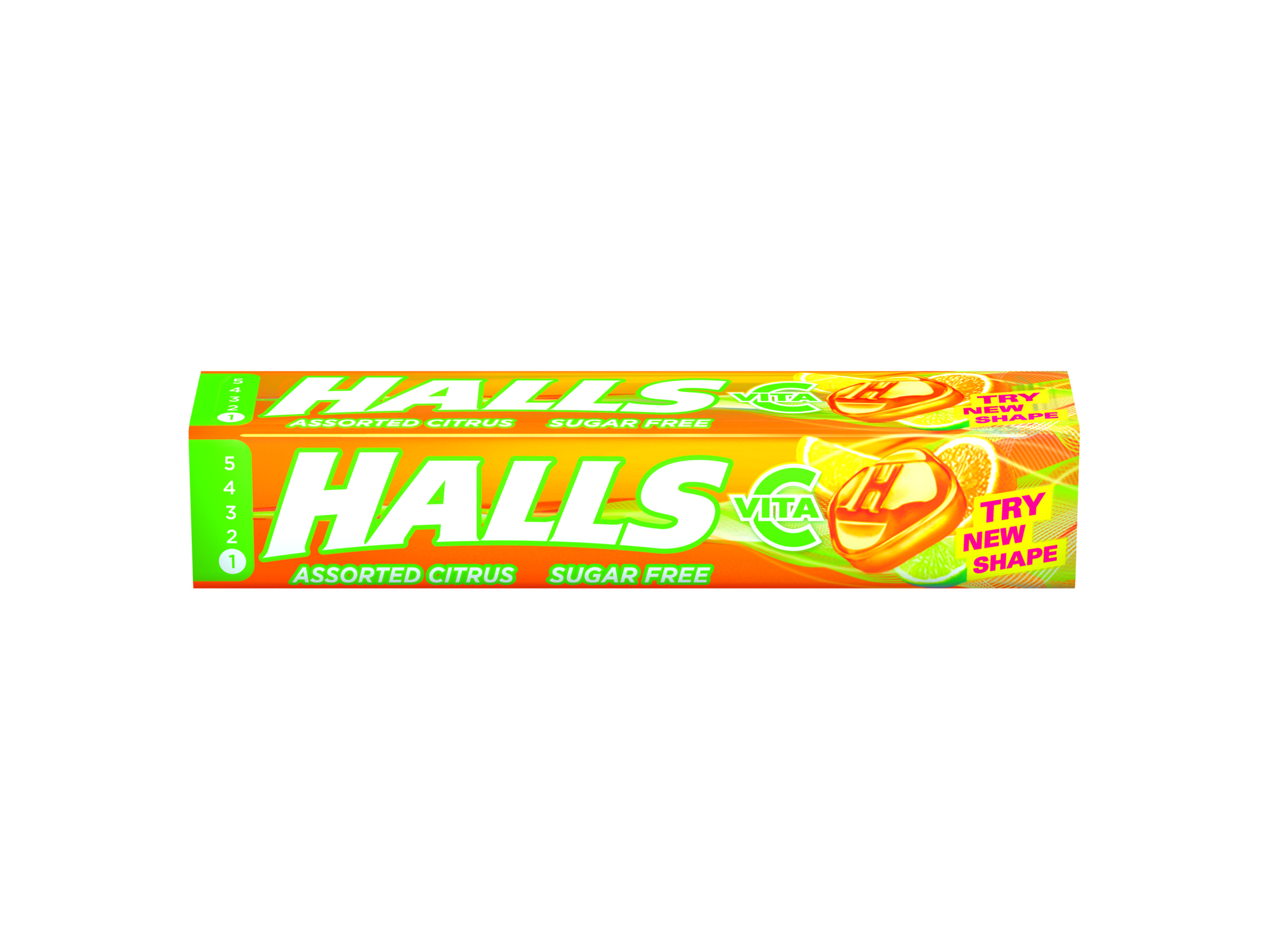 Halls Vita C Assorted Citrus, 32 gram