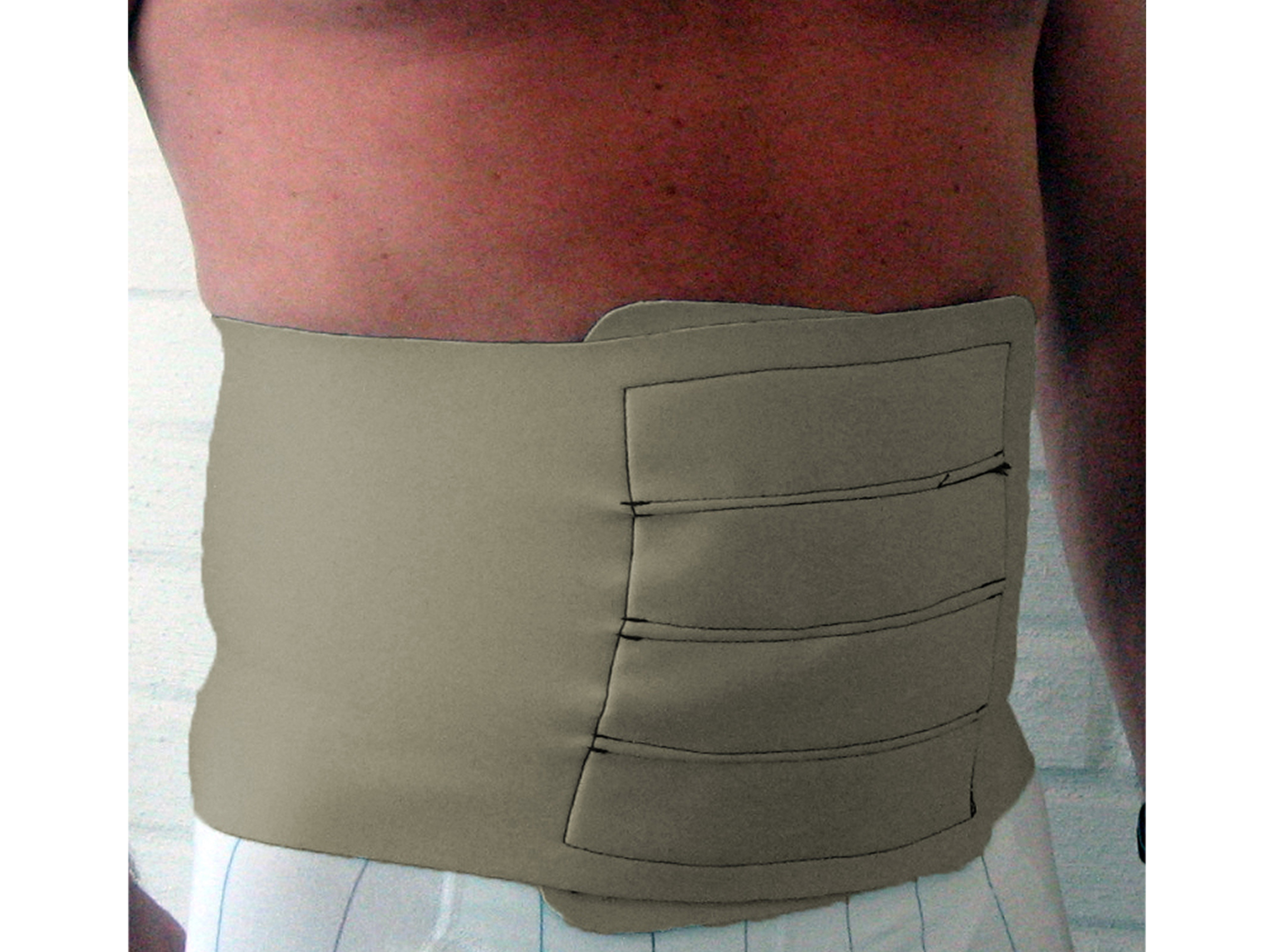 Hansen Protection HH brokk/støttebelte H23, Str XS, omkrets 7 0cm, 1 stk.