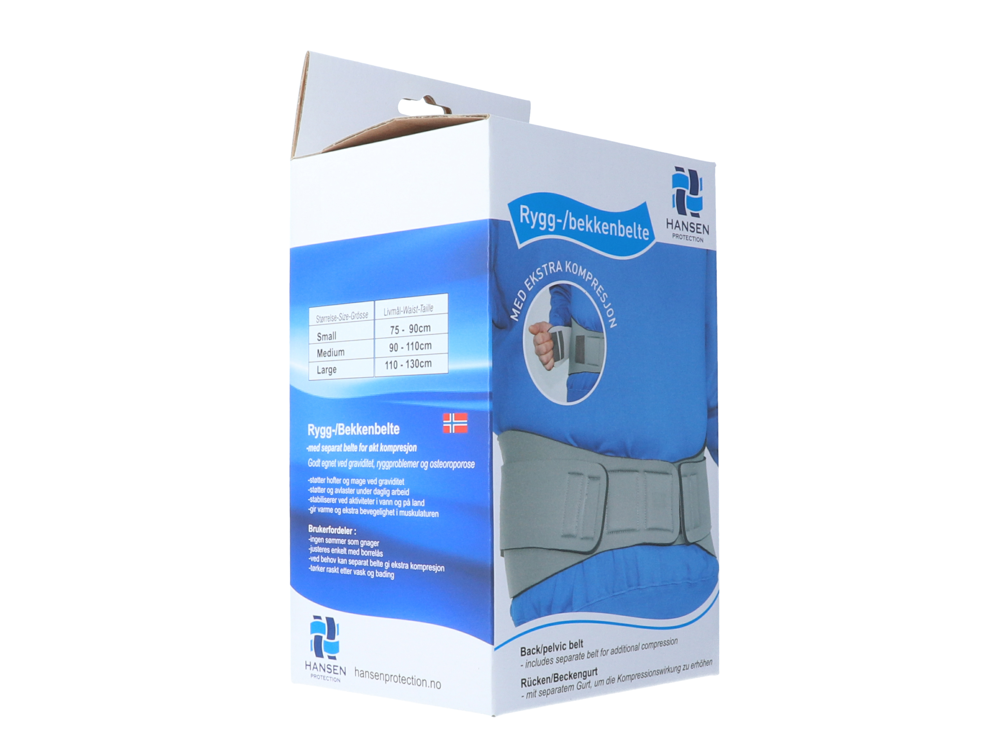 Hansen Protection HH Rygg-/Bekkenbelte, Medium, 1 stk.