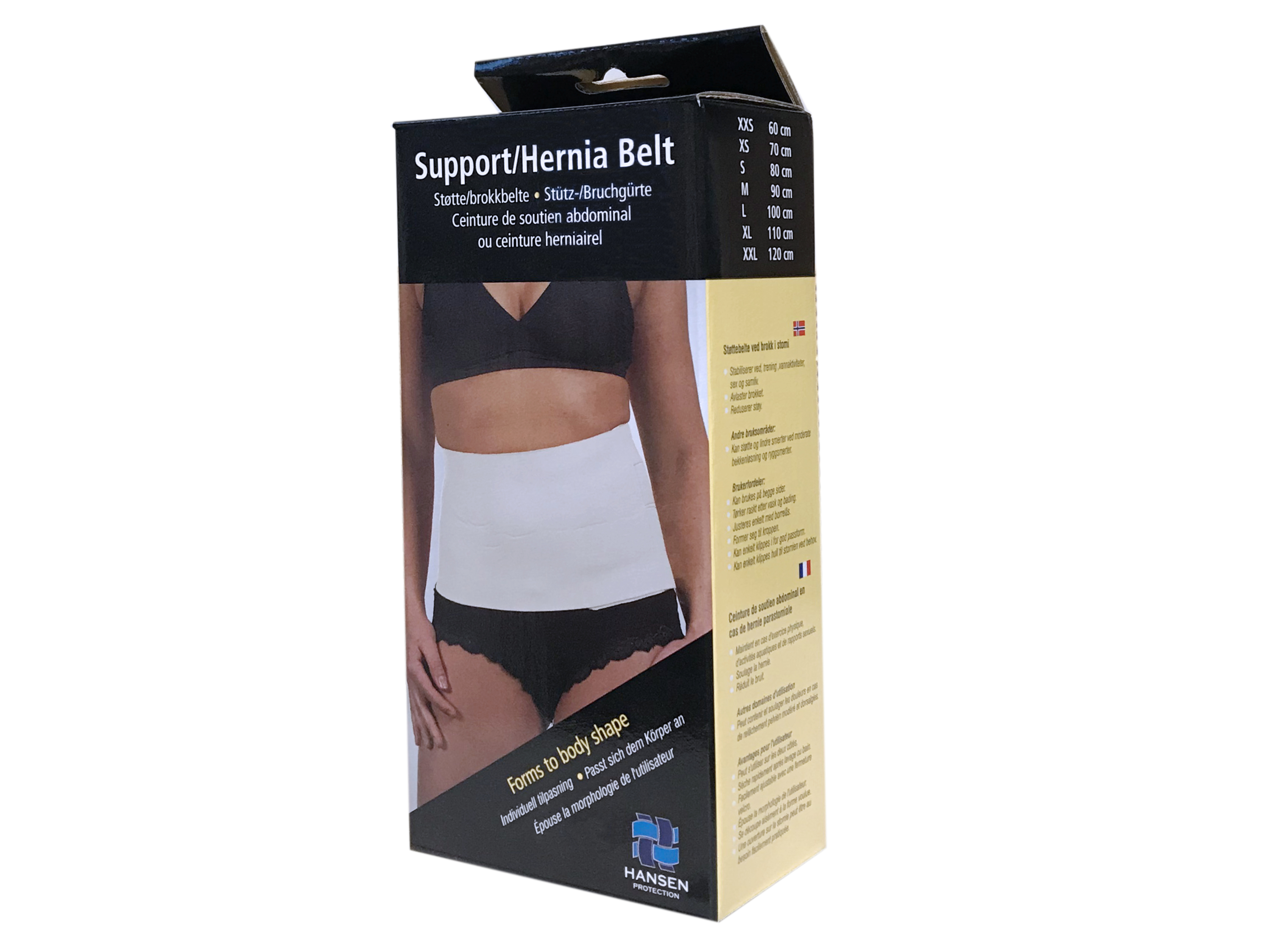 Hansen Protection HH Støtte/Brokkbelte, X-Small, 1 stk.