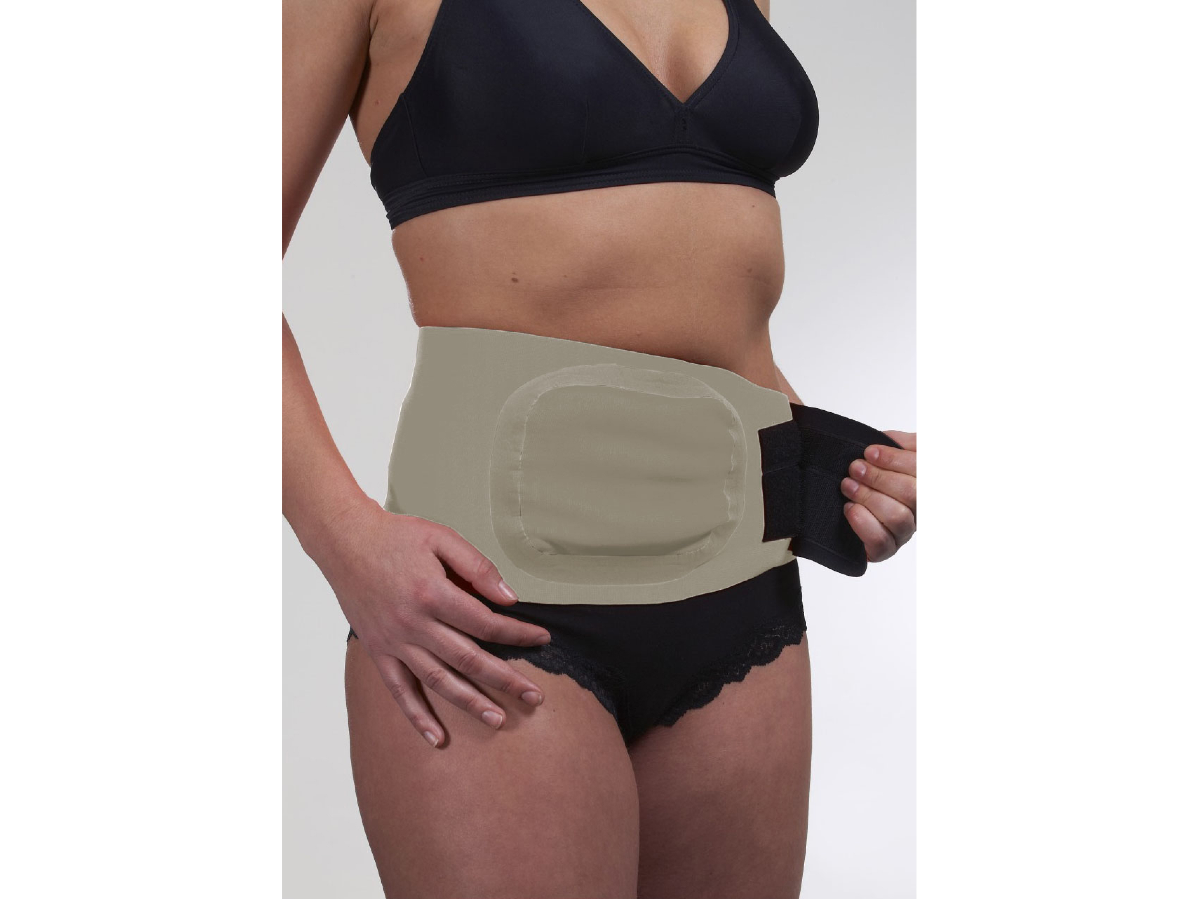 Hansen Protection støtte/brokkbelte, H19cm, størrelse M, 1 stk.