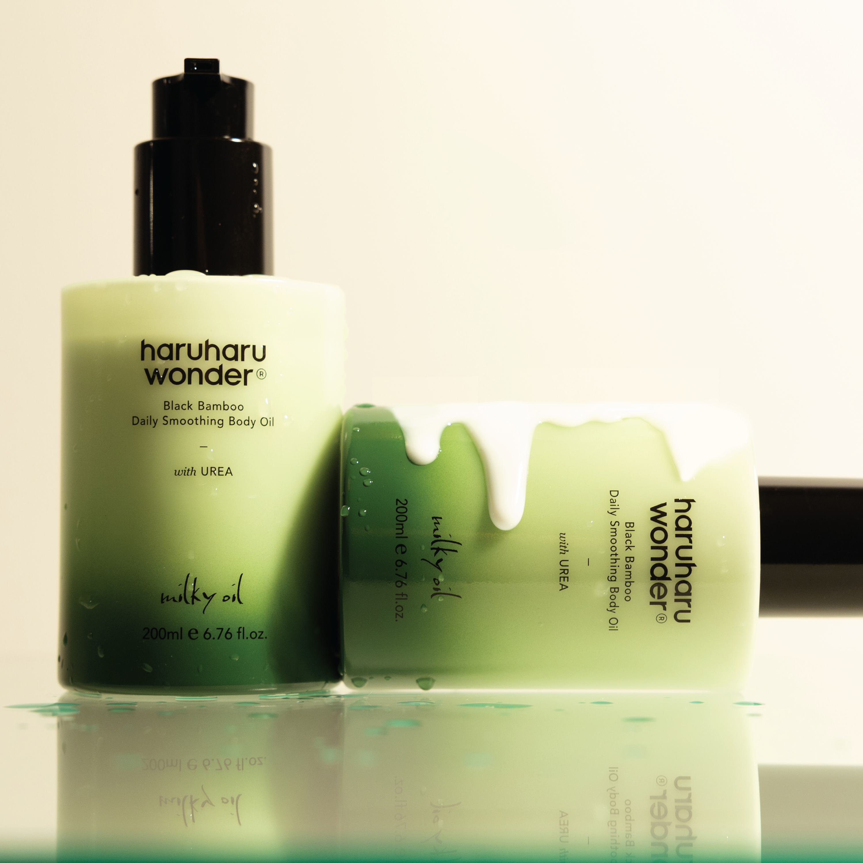 haruharu wonder Black Bamboo Daily Smoothing Body Oil, 200 ml