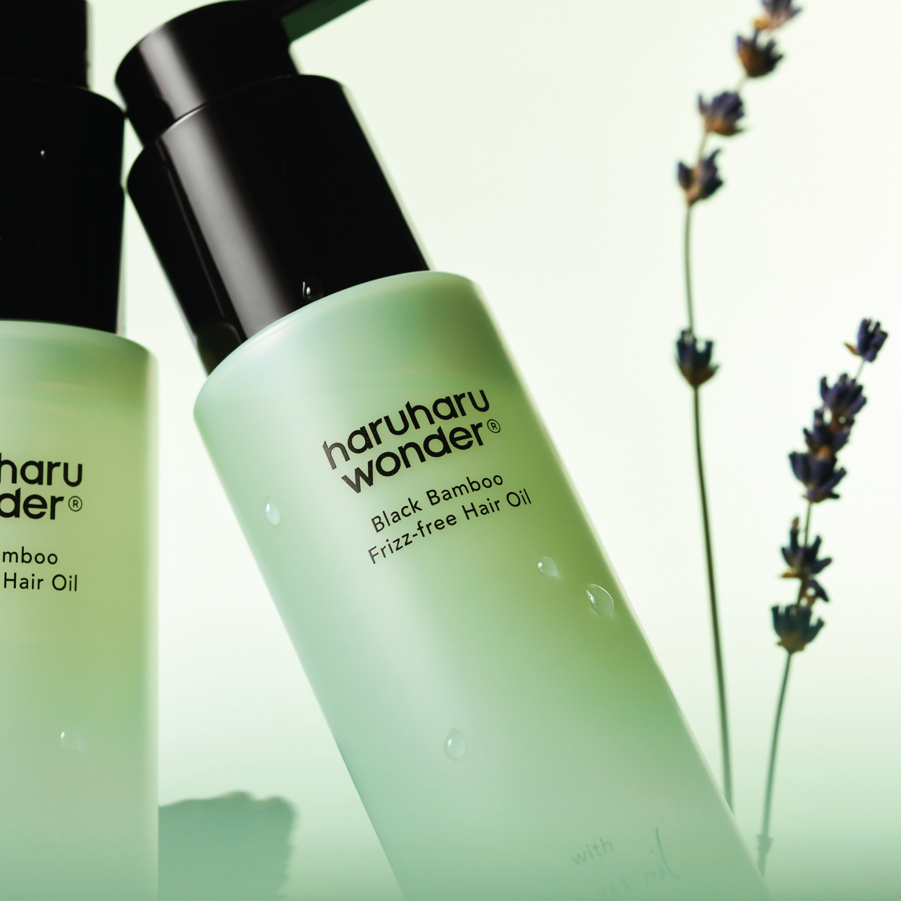 haruharu wonder Black Bamboo Frizz-free Hair Oil, 80 ml