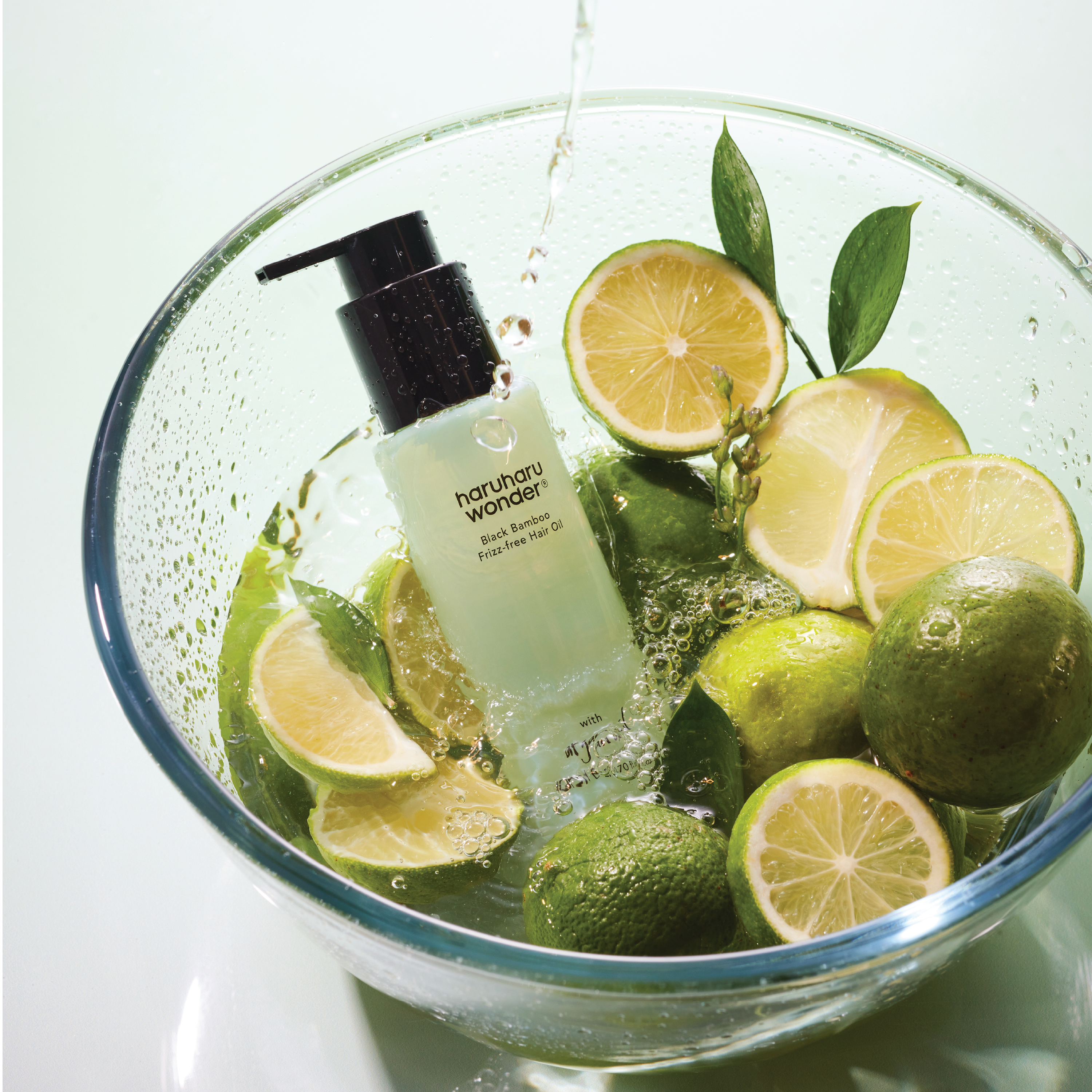 haruharu wonder Black Bamboo Frizz-free Hair Oil, 80 ml