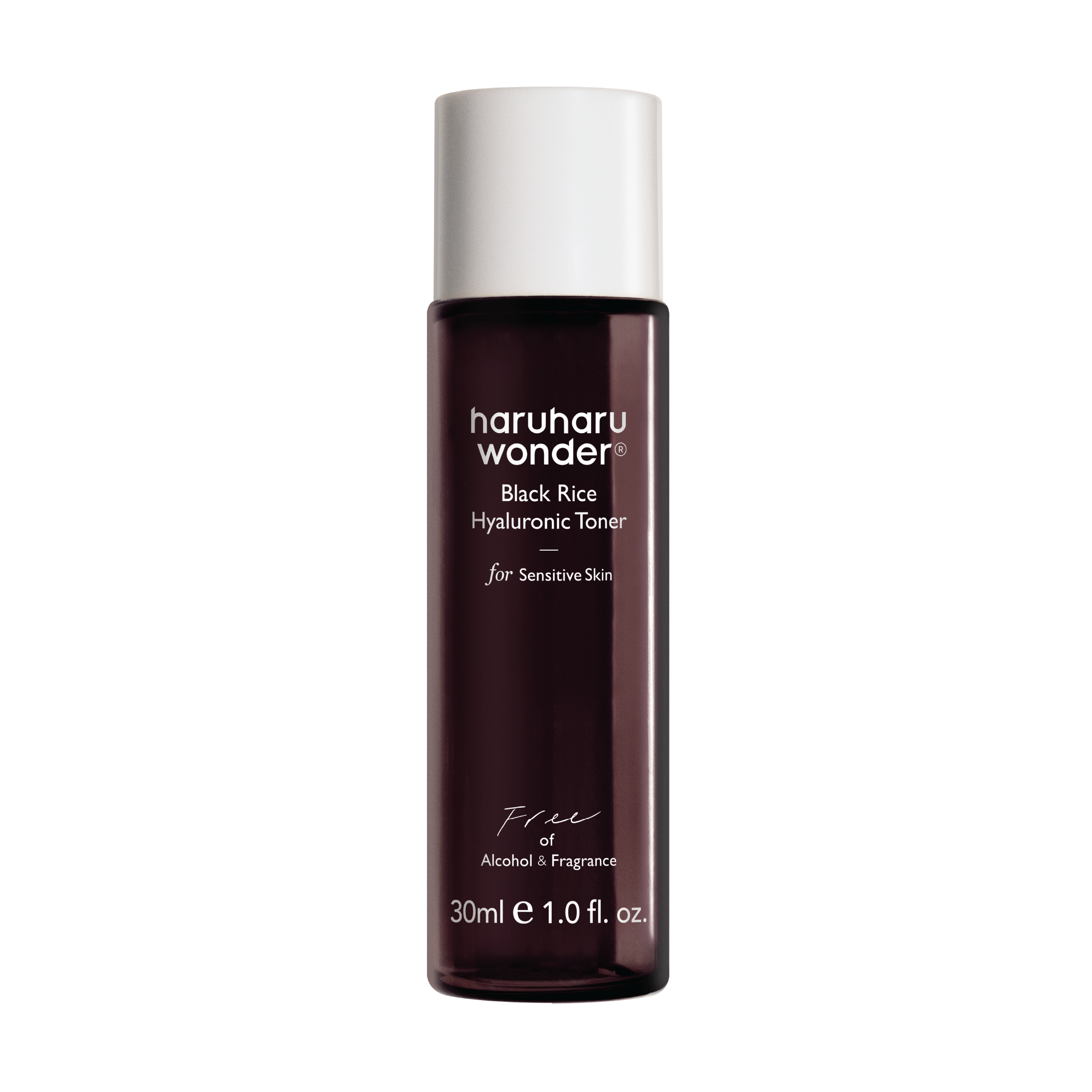 haruharu wonder Black Rice Hyaluronic Toner Free of Alcohol & Fragrance, 30 ml