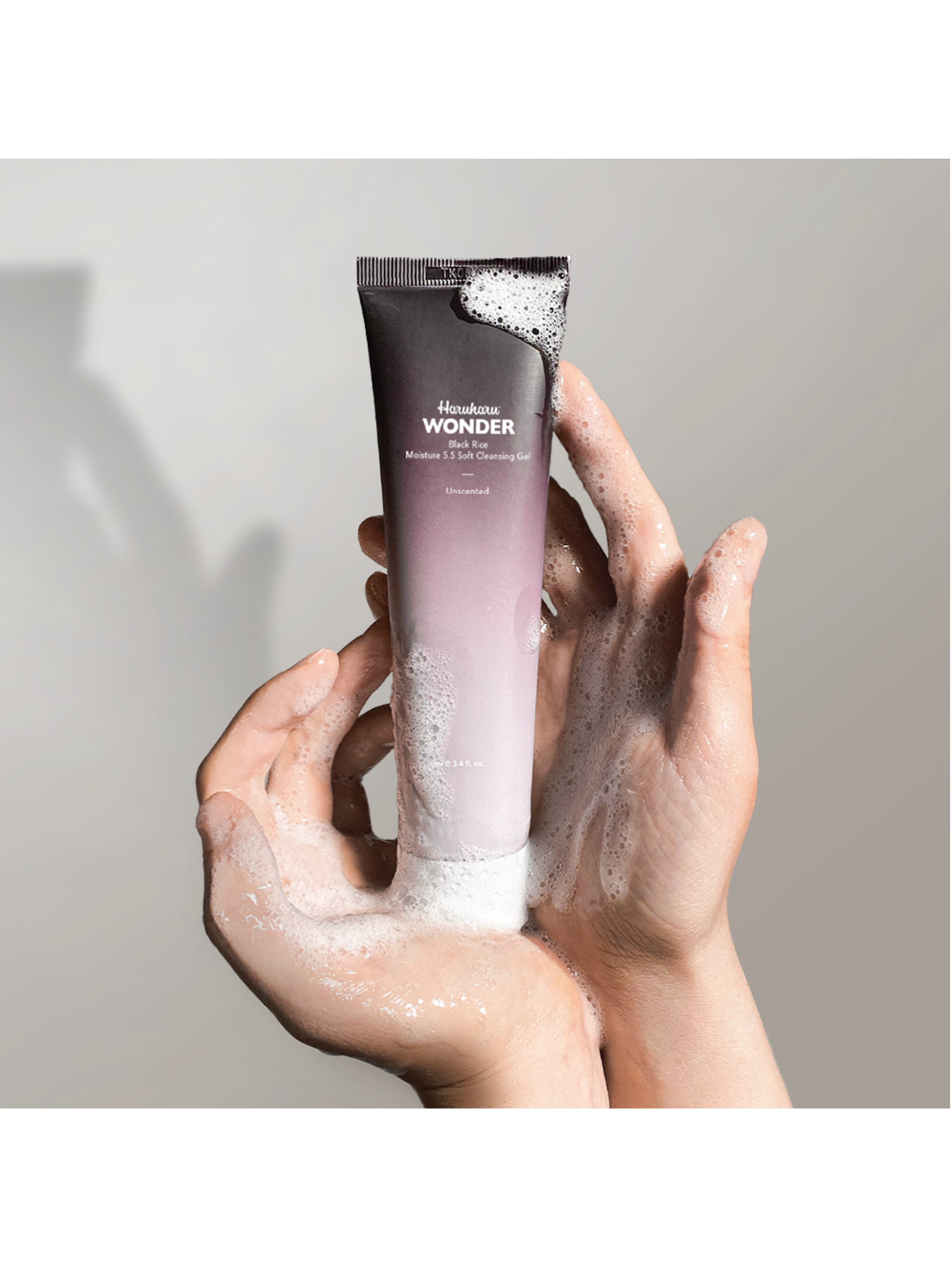 haruharu wonder Black Rice Moisture 5.5 Soft Cleansing Gel, 100 ml