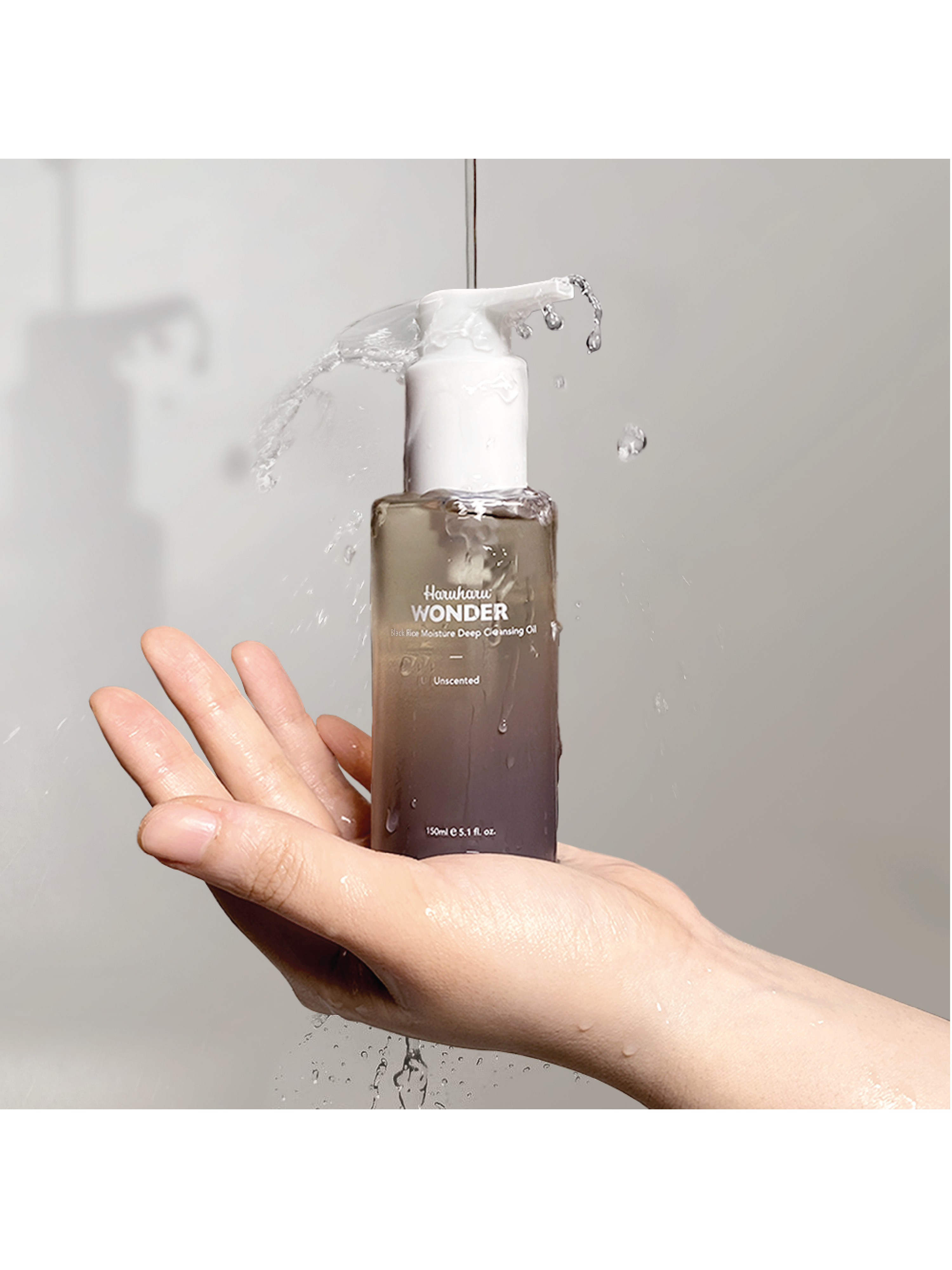 haruharu wonder Black Rice Moisture Deep Cleansing Oil, 150 ml