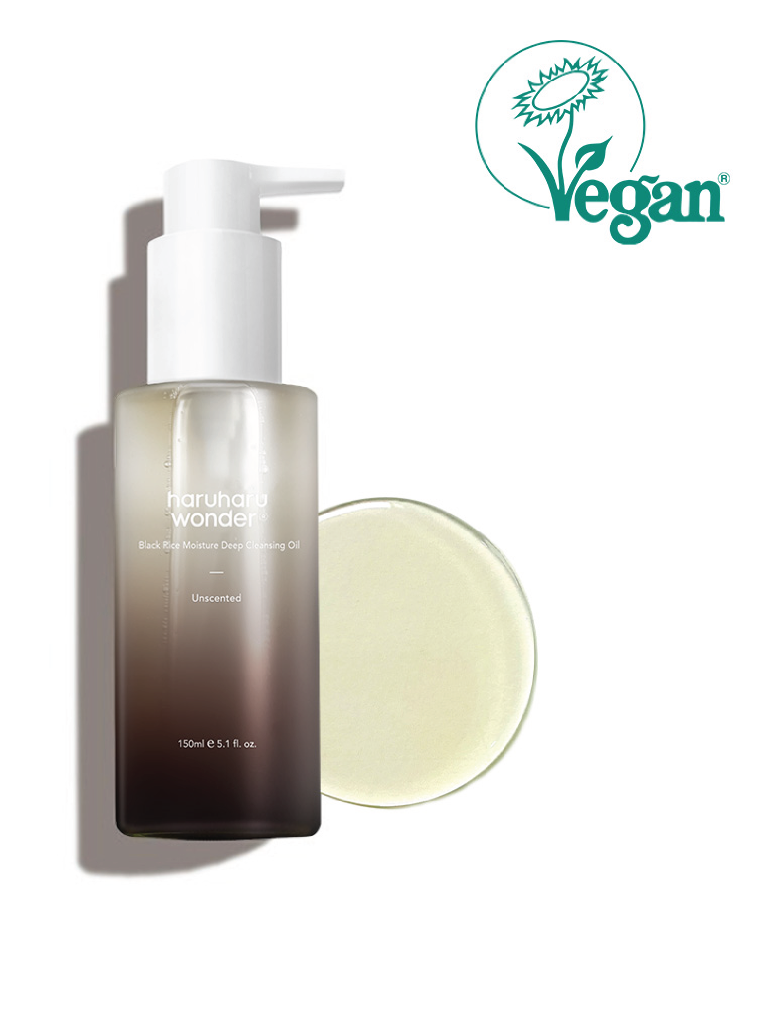 haruharu wonder Black Rice Moisture Deep Cleansing Oil, 150 ml