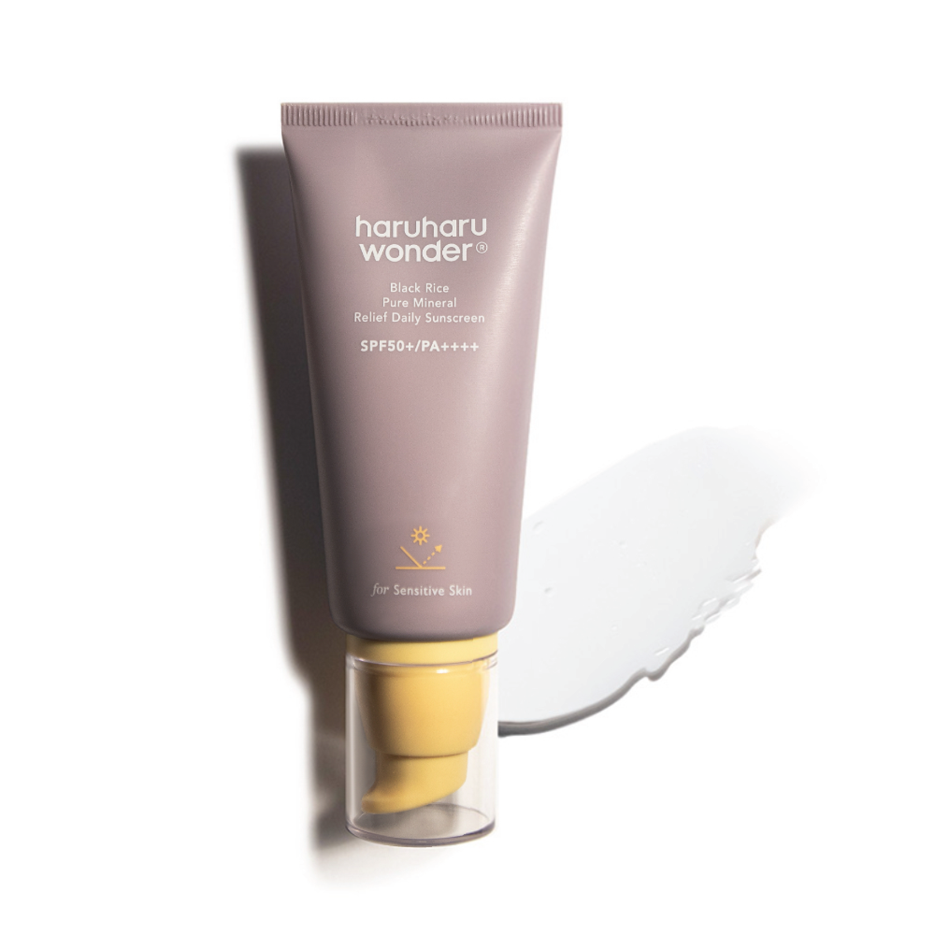 haruharu wonder Black Rice Pure Mineral Relief Daily Sunscreen SPF50+ PA++++, 50 ml