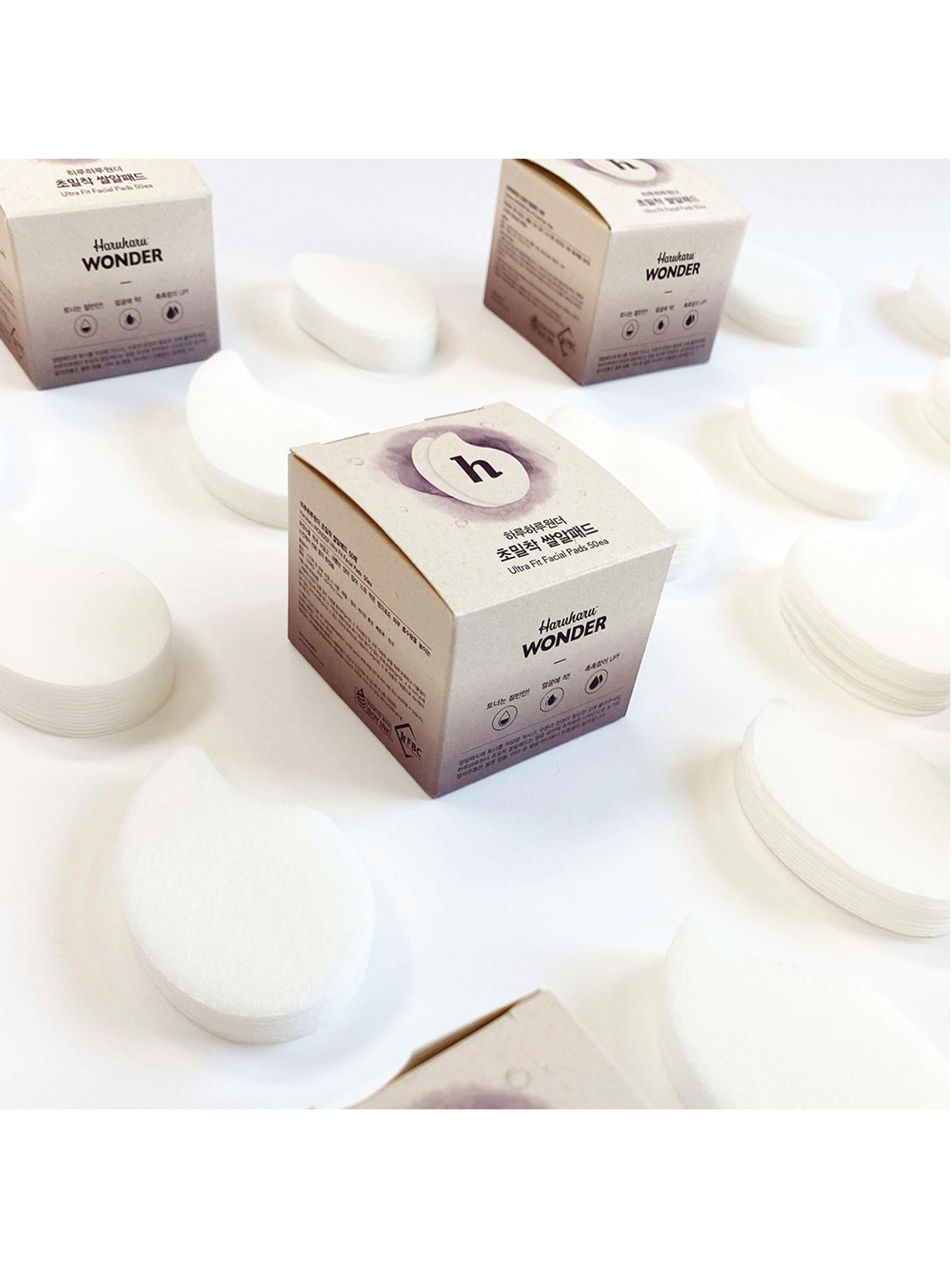 haruharu wonder Ultra Fit Facial Pad, 50 stk.