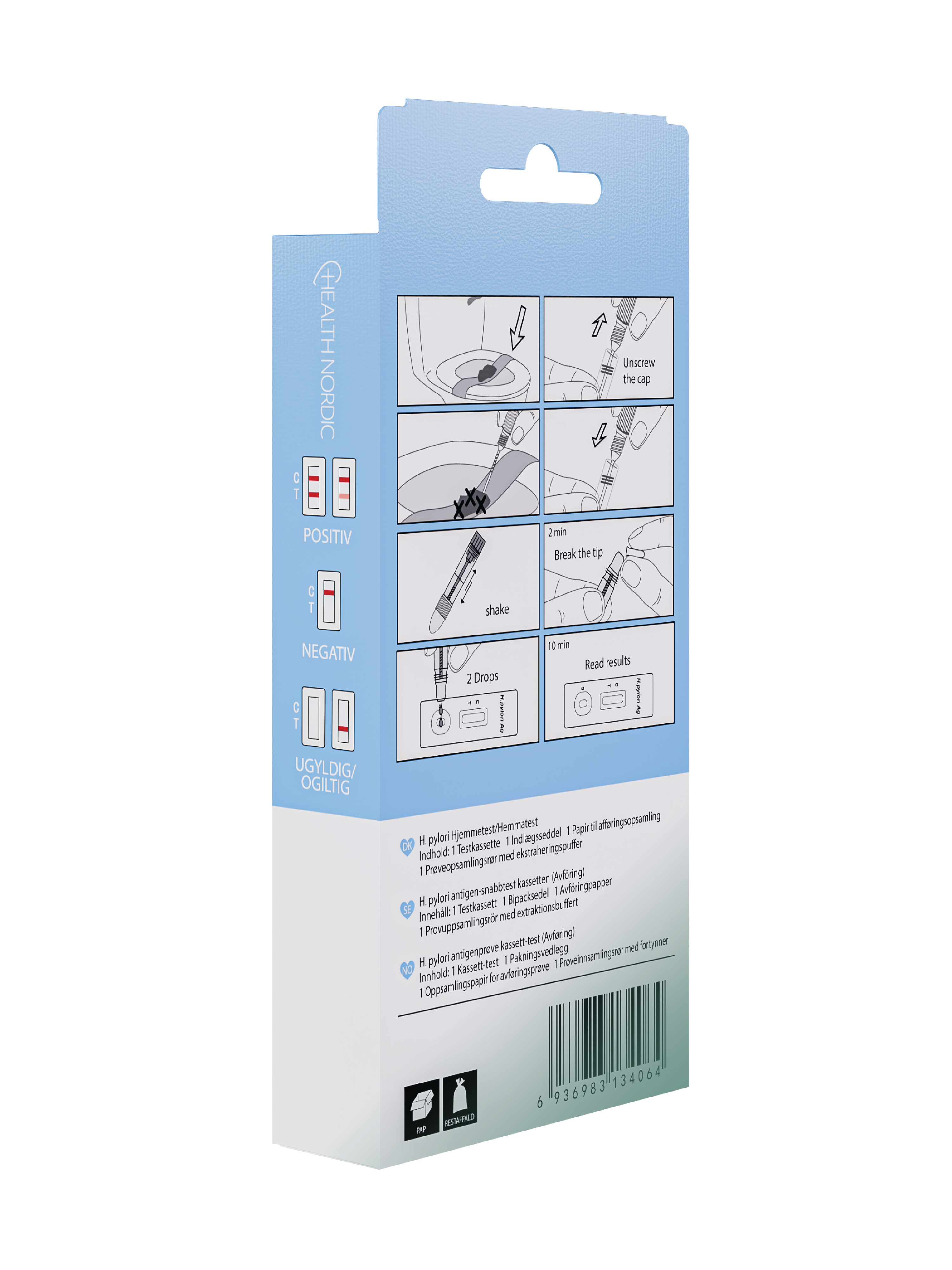 Health Nordic Magesår Hjemmetest, 1 stk.