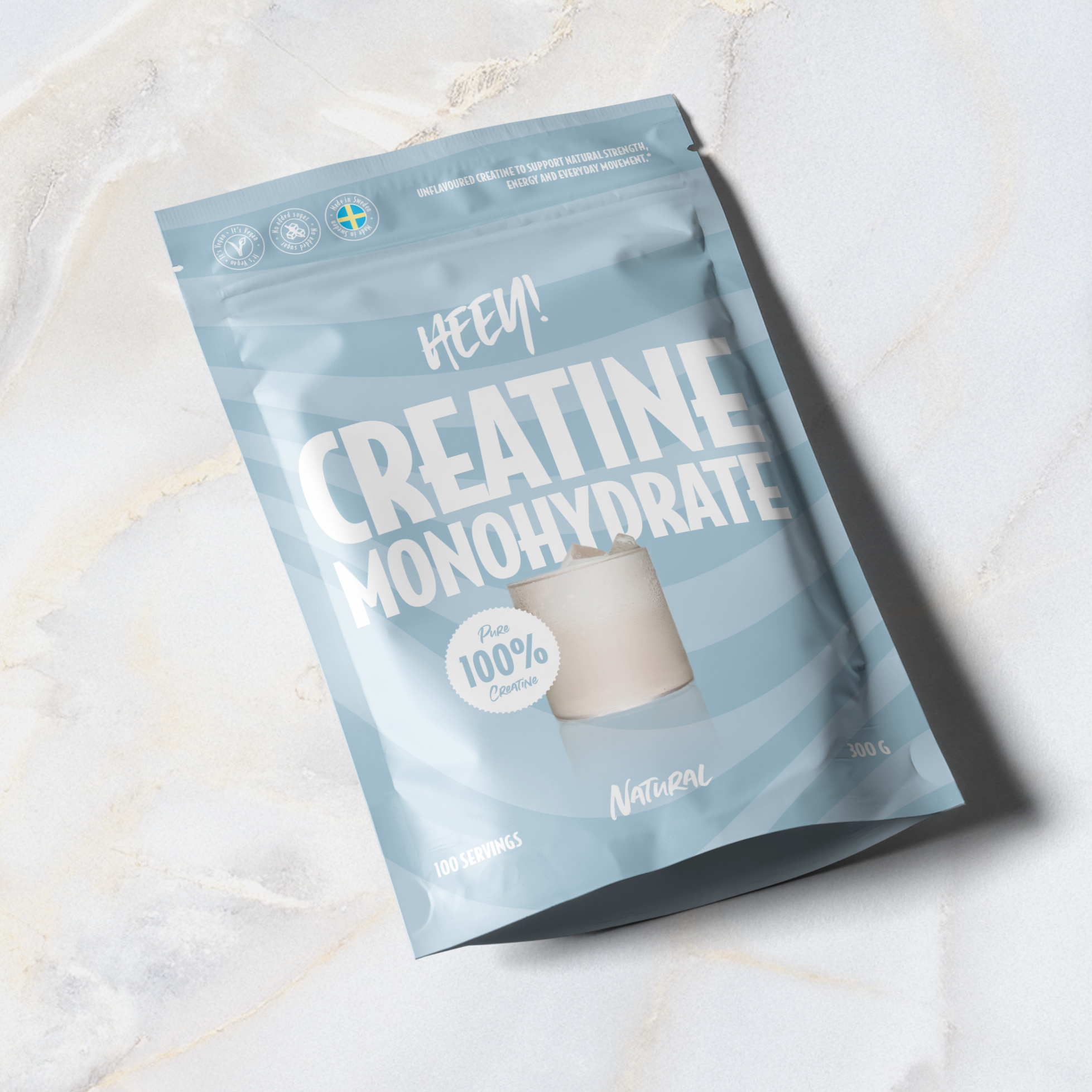Heey! Creatine Monohydrate 100% Kreatin, 300 g