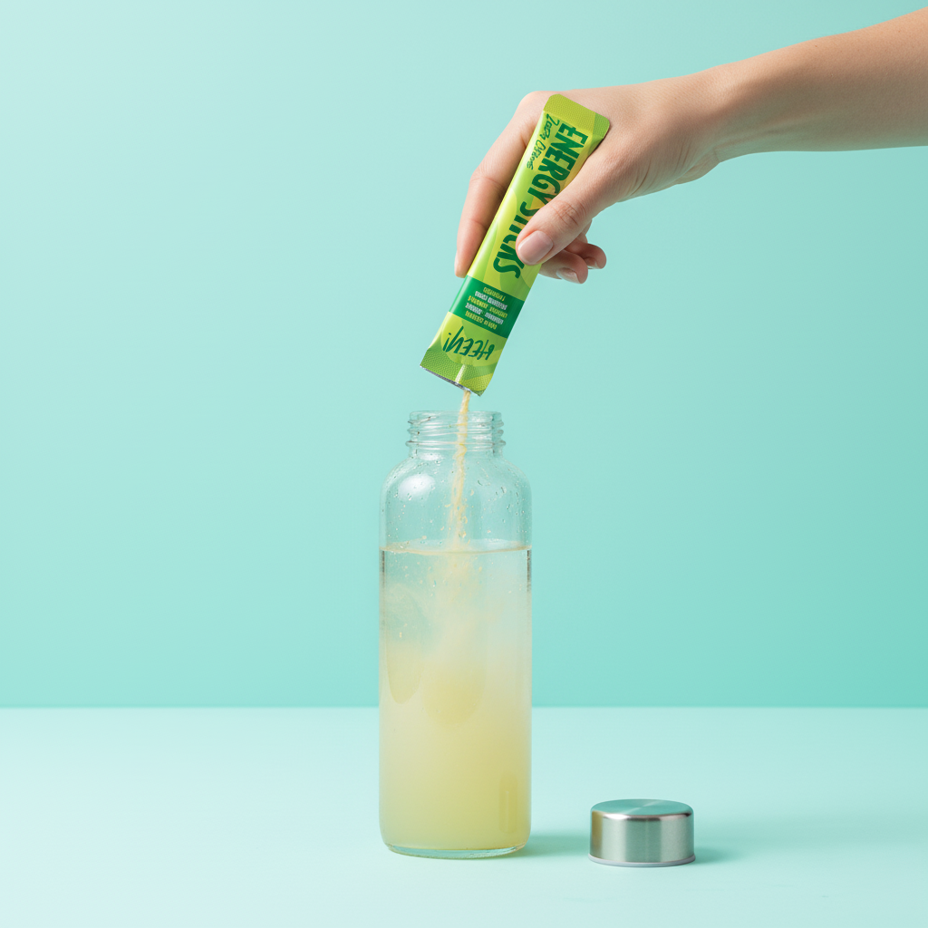 Heey! Energy Sticks Koffein + Guarana, Tropisk, 30 stk.