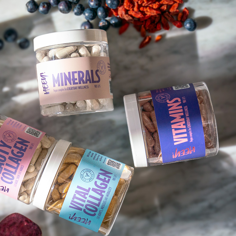 Heey! Multimineral + Greens kapsler, 90 stk.