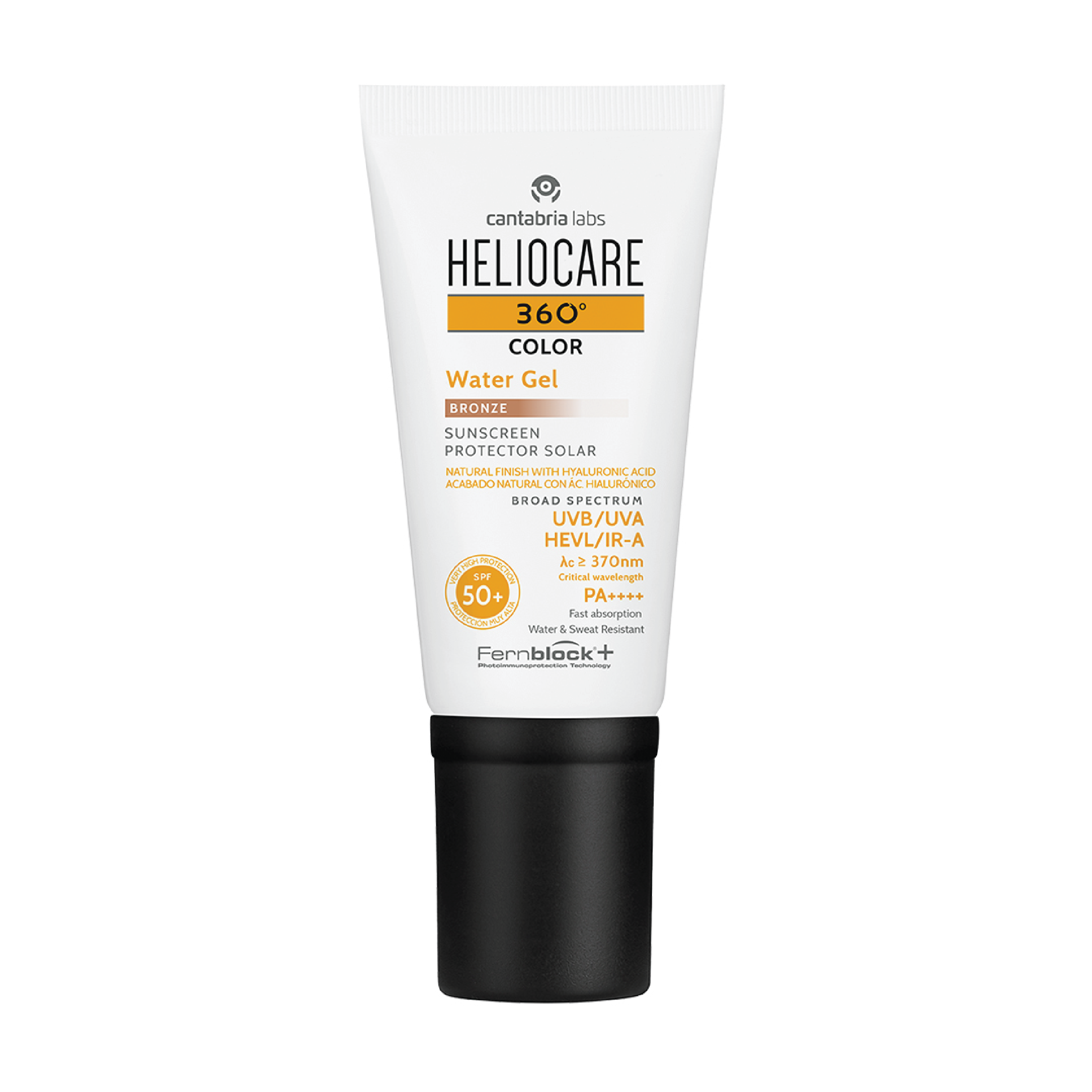 Heliocare Water Gel Color SPF50+, Bronze, 50 ml