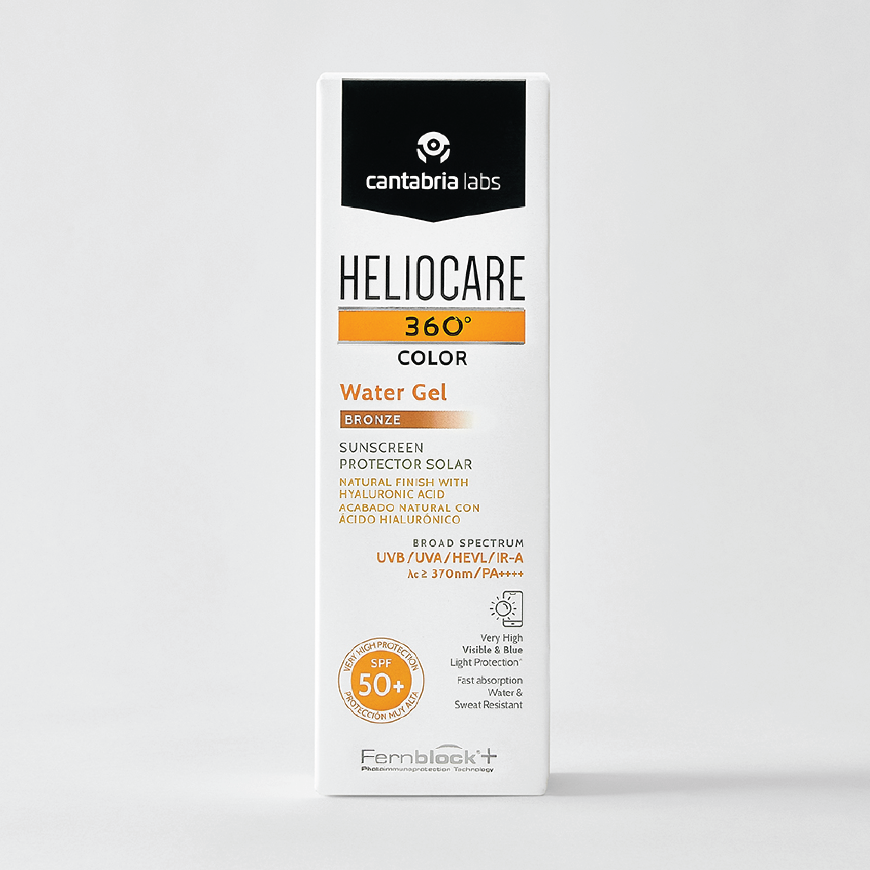 Heliocare Water Gel Color SPF50+, Bronze, 50 ml