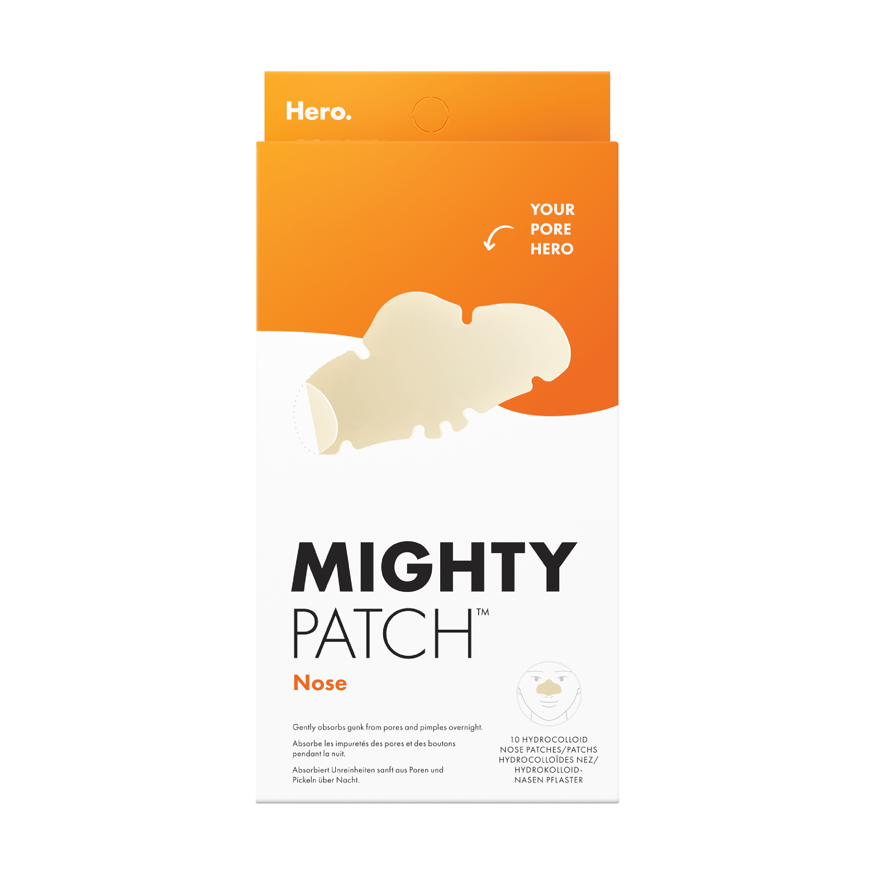 Hero Mighty Patch Nose, 10 stk.