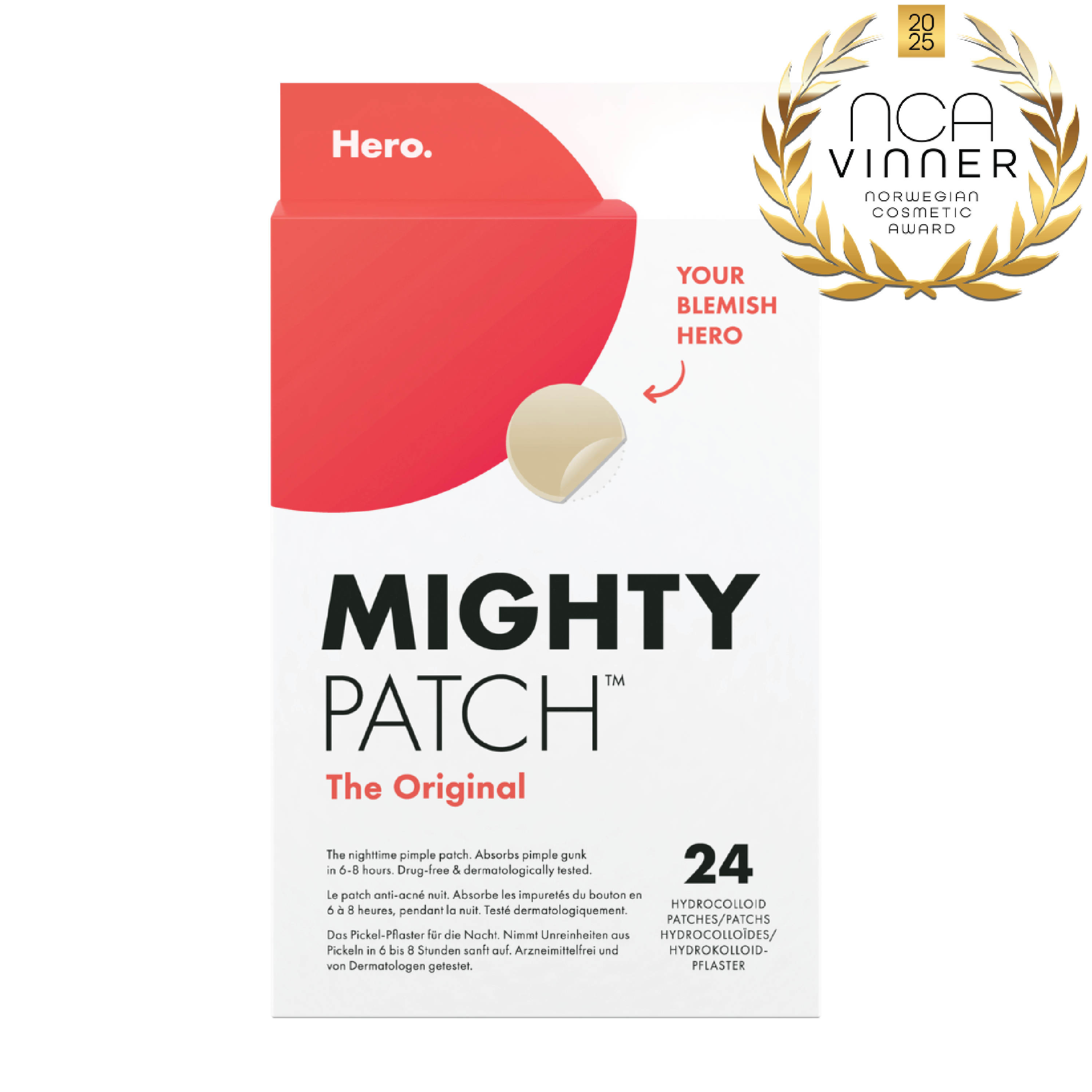 Hero Mighty Patch Original, 24 stk.