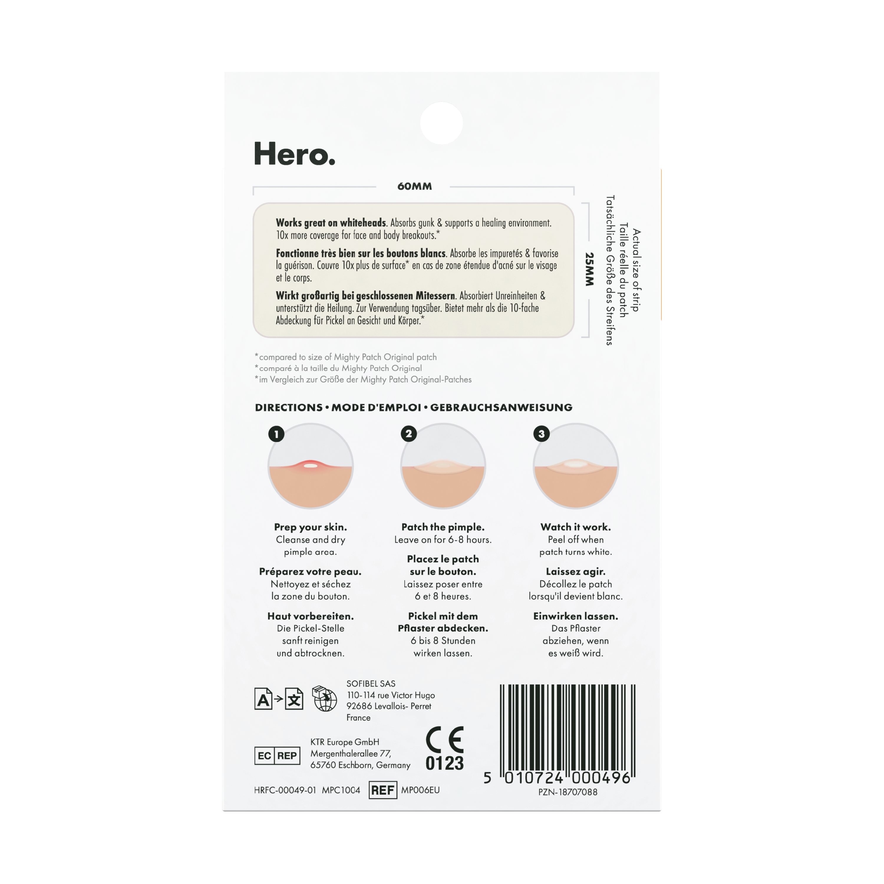 Hero Mighty Patch Surface, 10 stk.