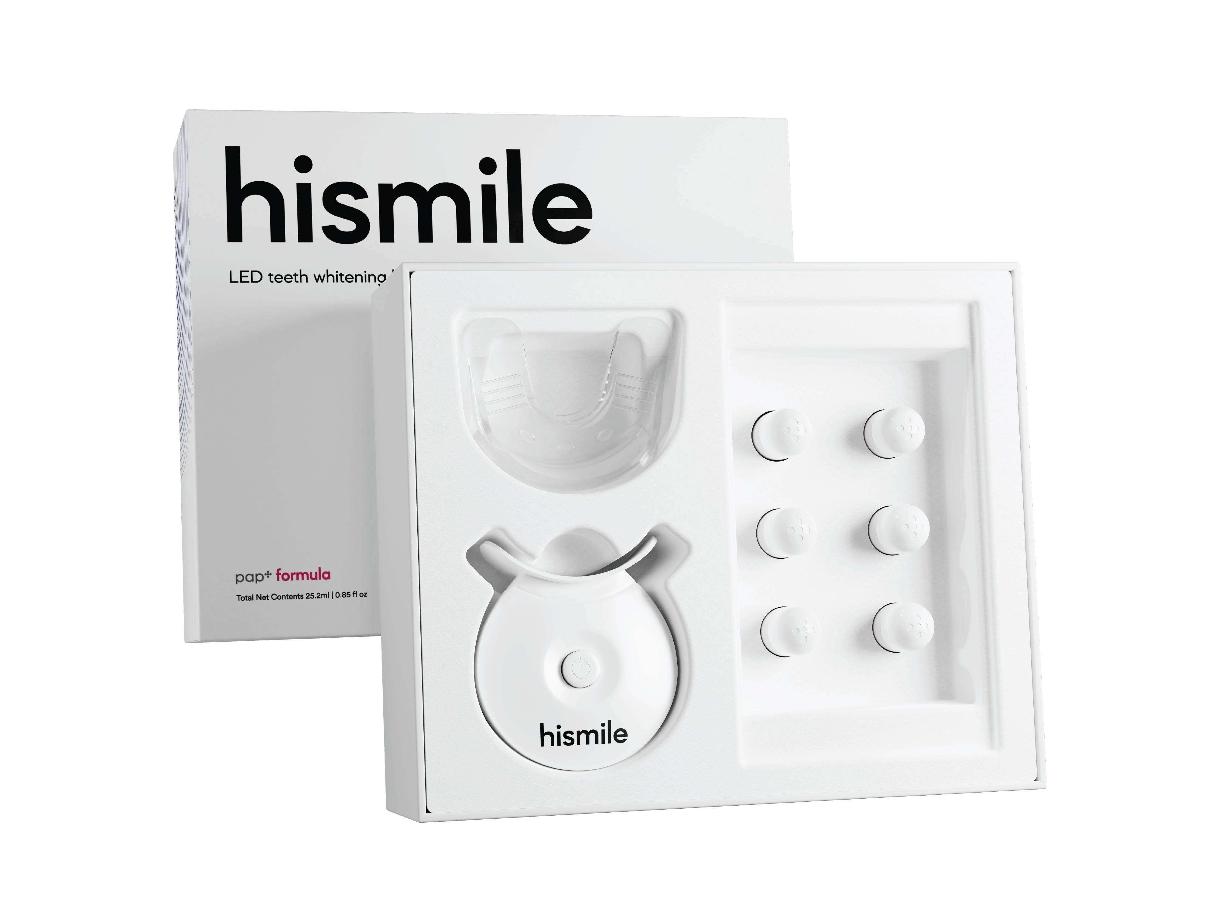 Hismile Pap+ LED Teeth Whitening Kit, 1 sett
