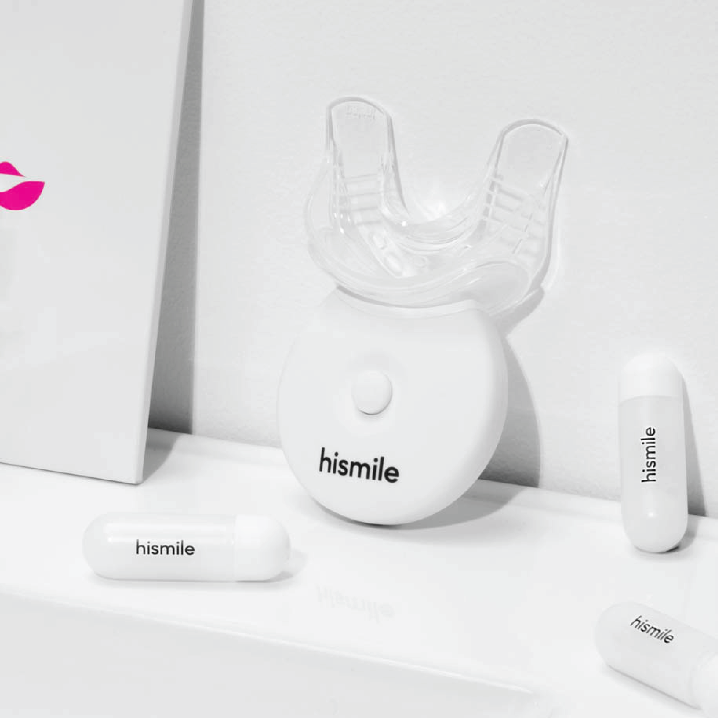 Hismile Pap+ LED Teeth Whitening Kit, 1 sett Hvitere tenner