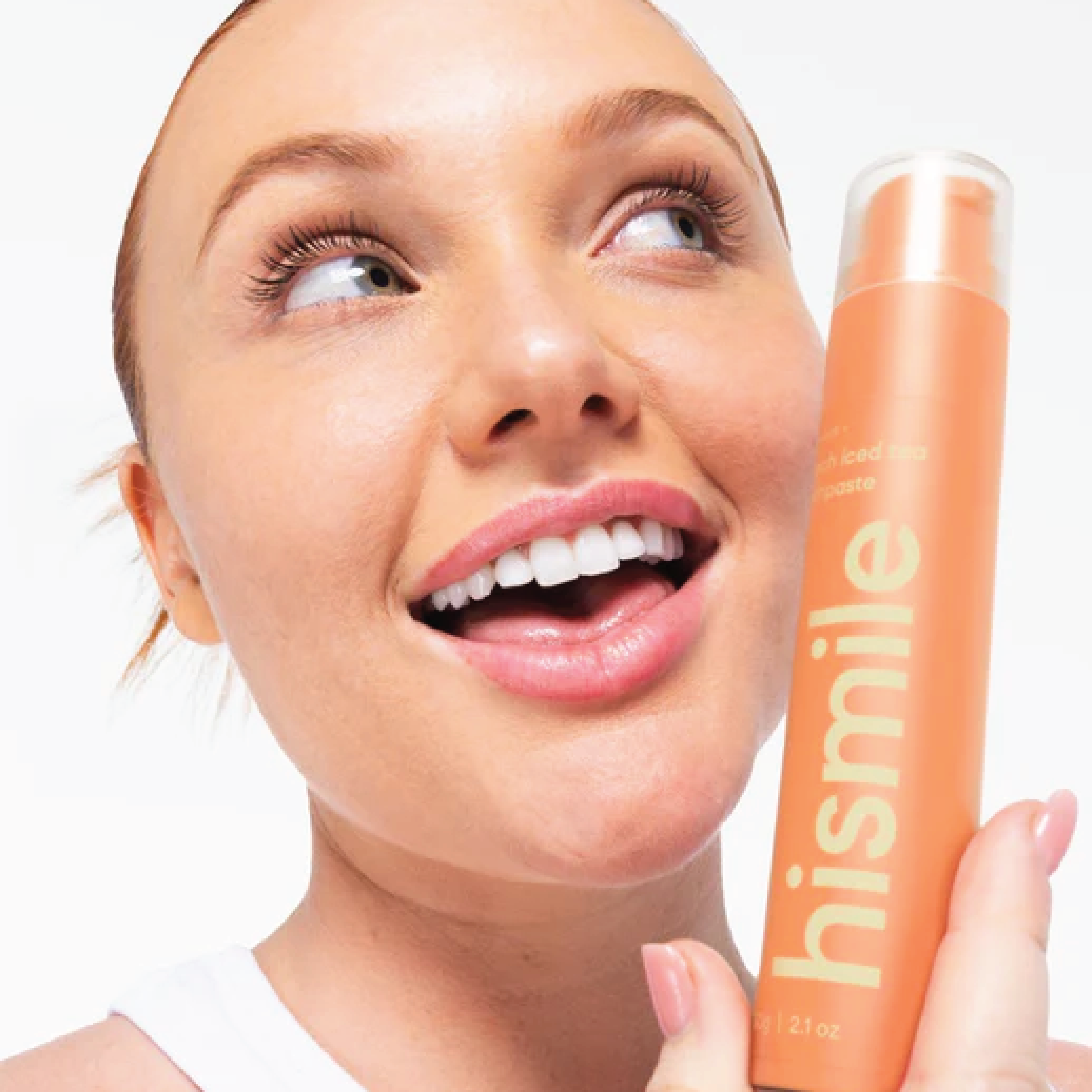 Hismile Peach Iced Tea Toothpaste, 60 g Tannkrem Farmasiet.no