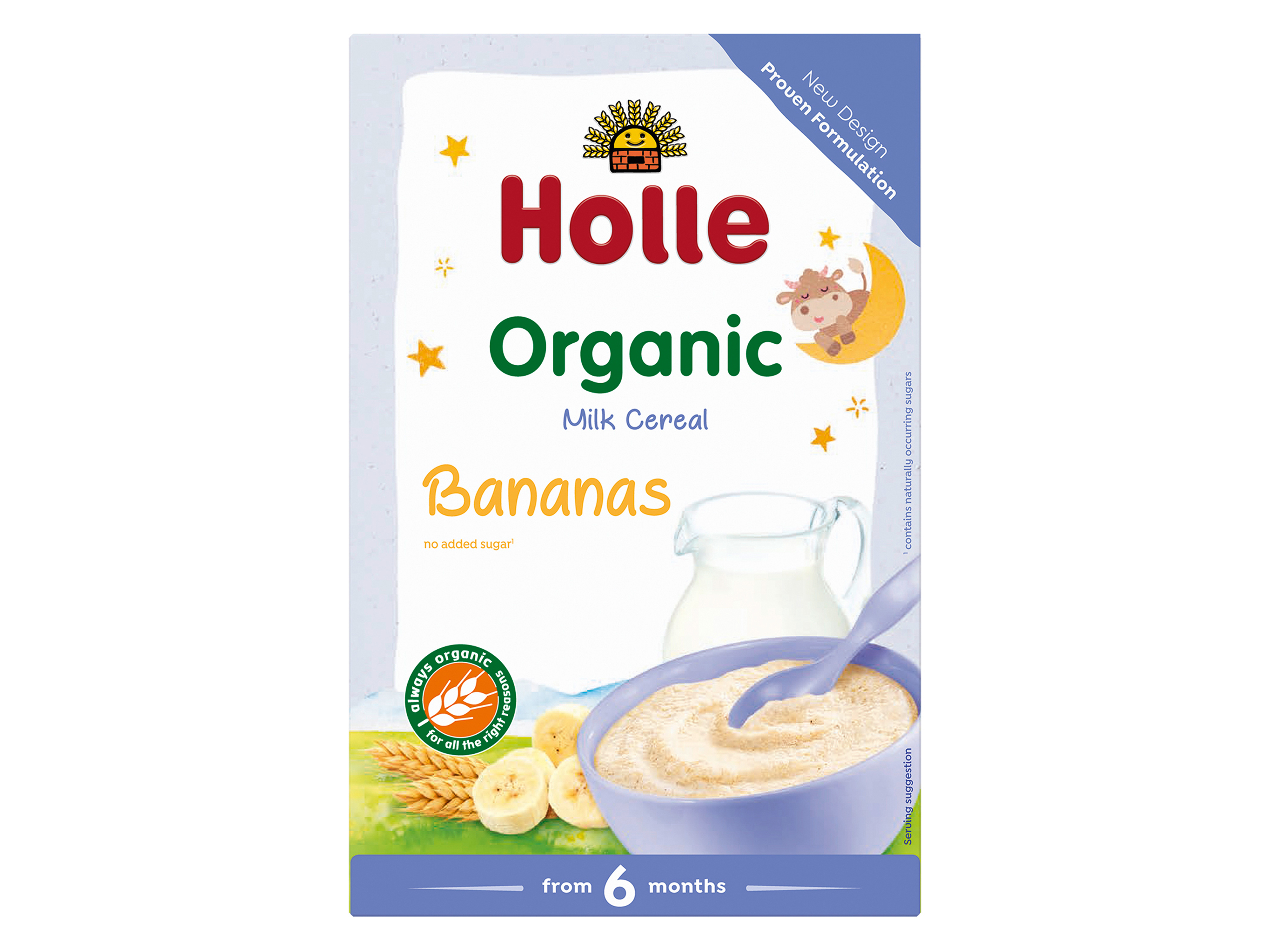 Holle Fullkornsblanding med banan, 250 gram