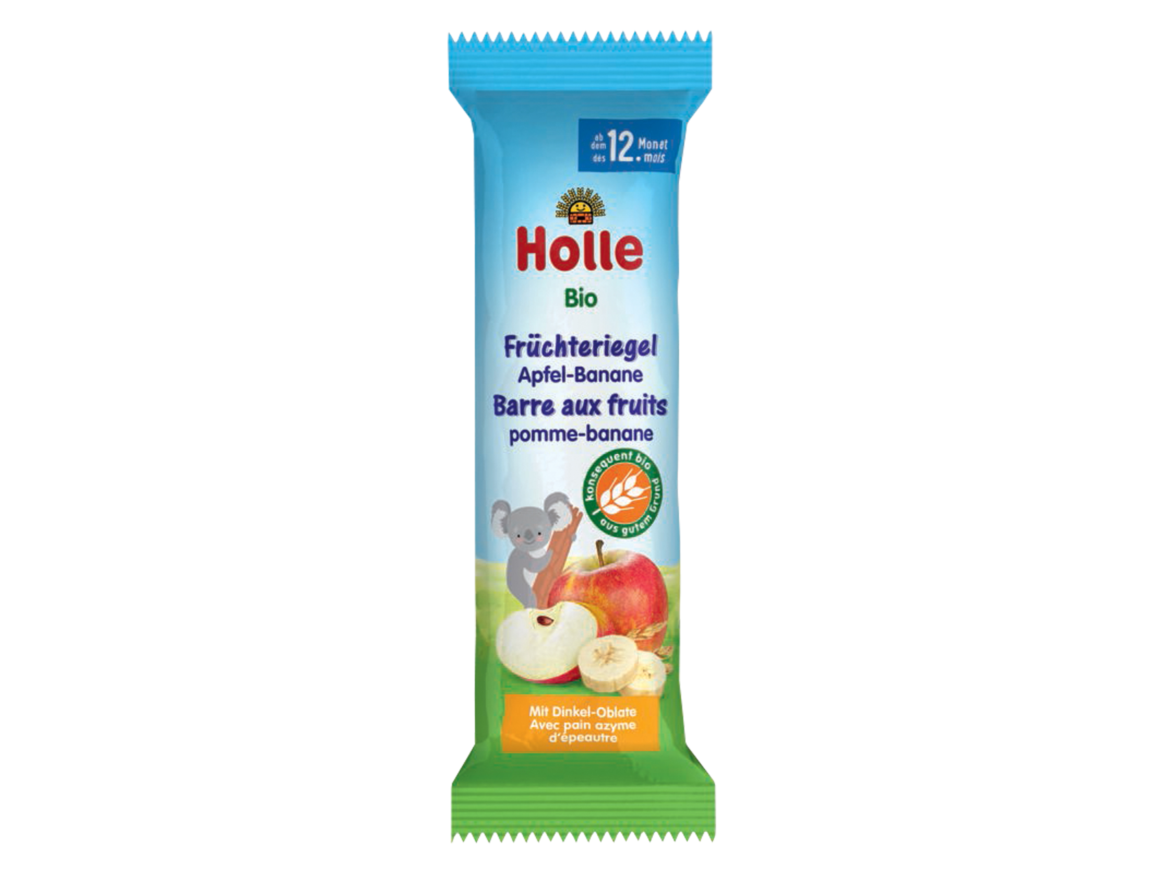 Holle Økologisk Fruktbar eple/banan, 25 gram