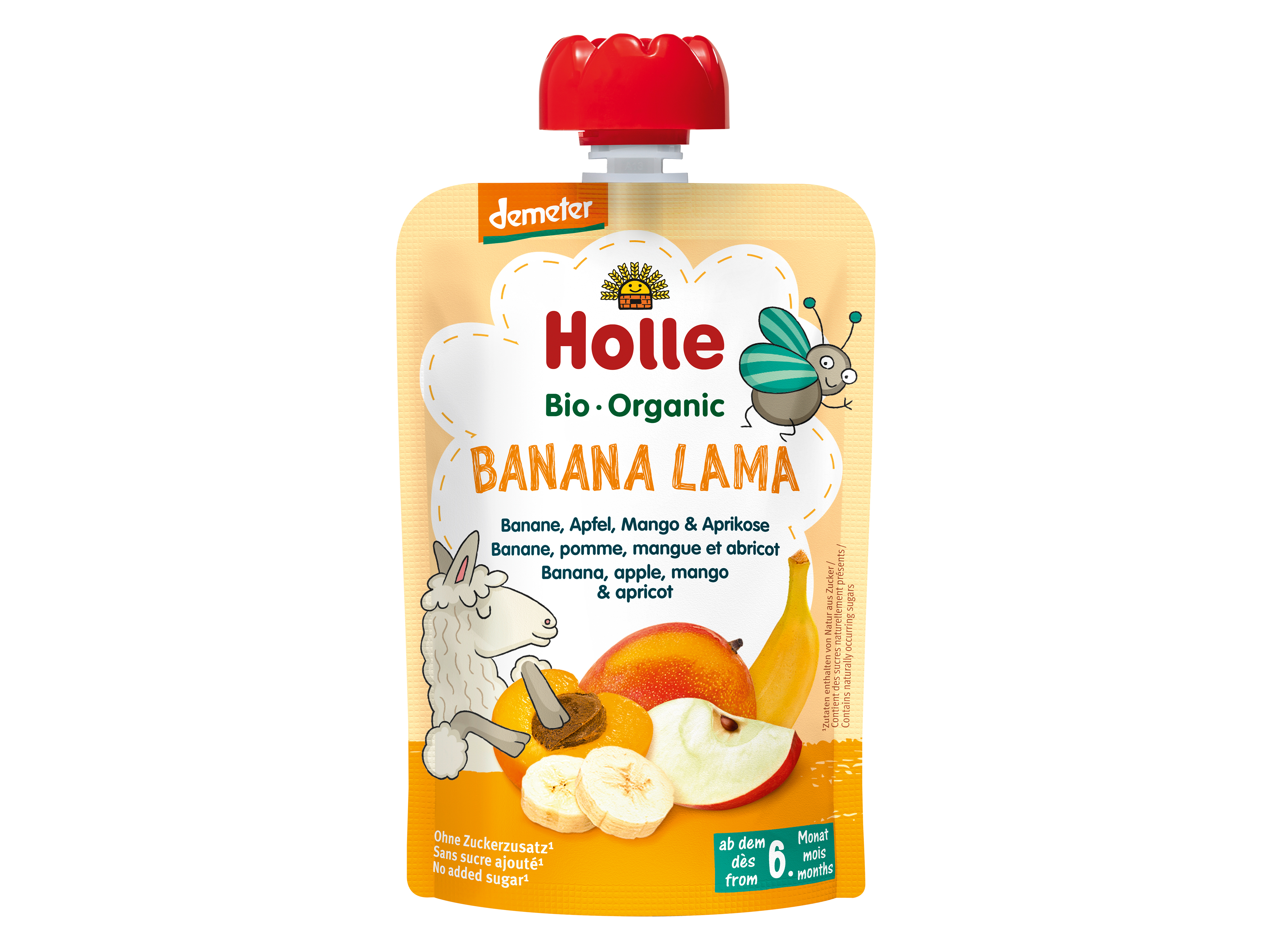 Holle Smoothie Banana Lama, 100 gram