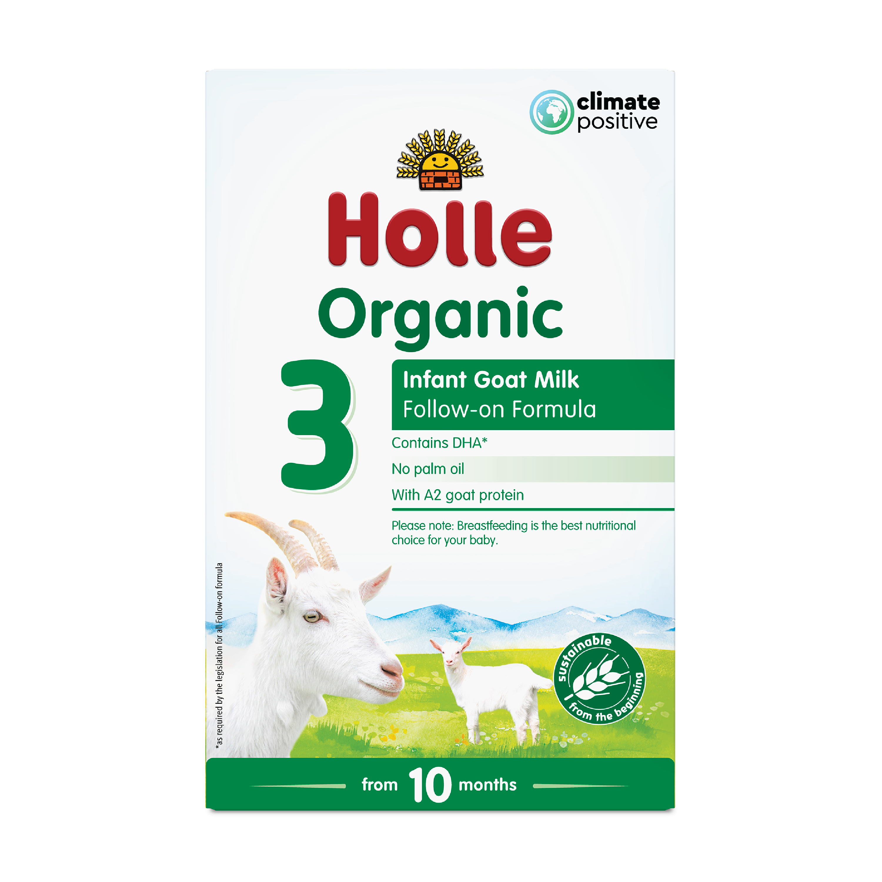 Holle Tilskuddsblanding nr. 3 Geitemelk, 400 g