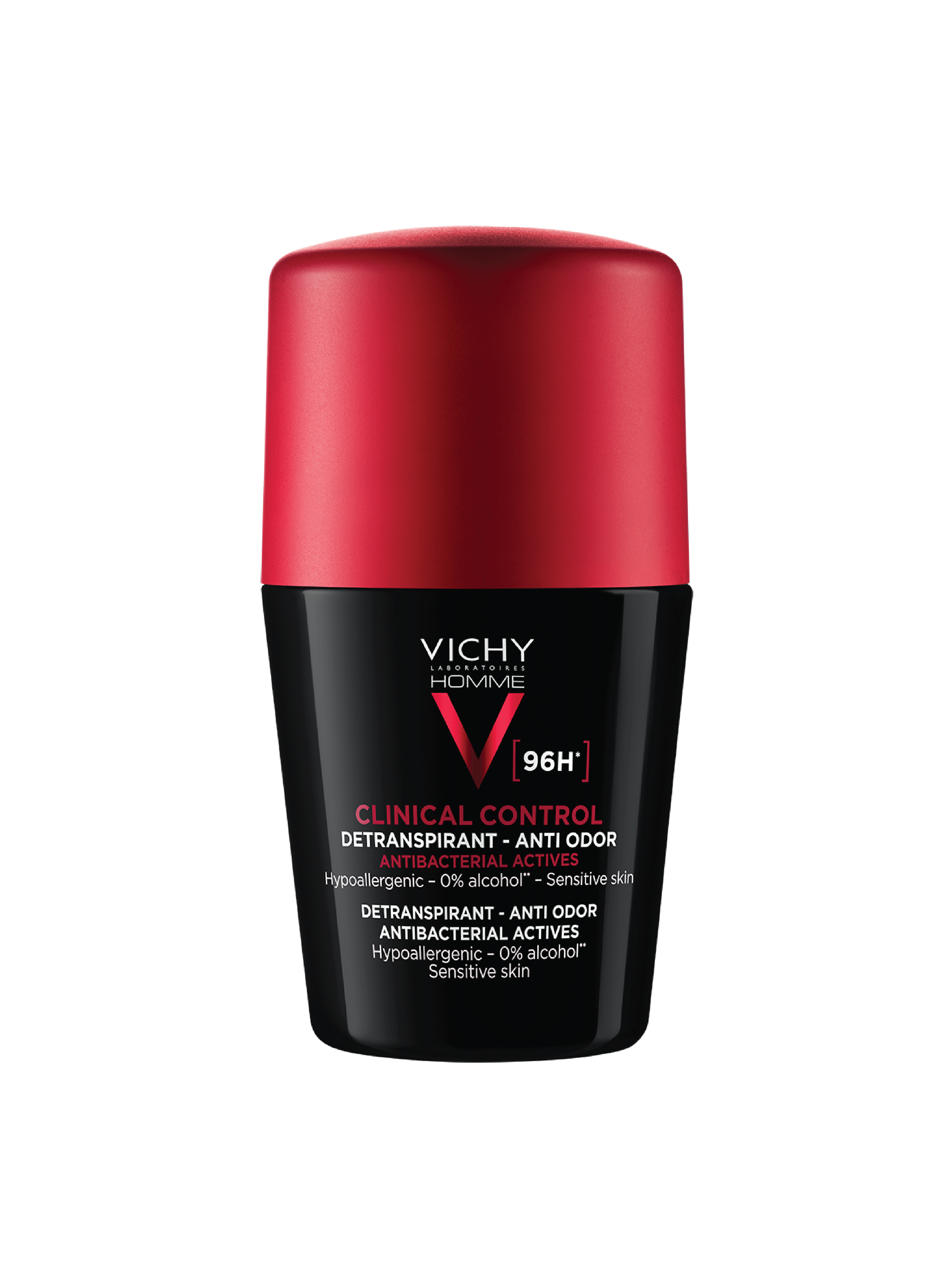 Vichy Homme Clinical Control 96hr Roll-on Antiperspirant Deodorant, 50 ml