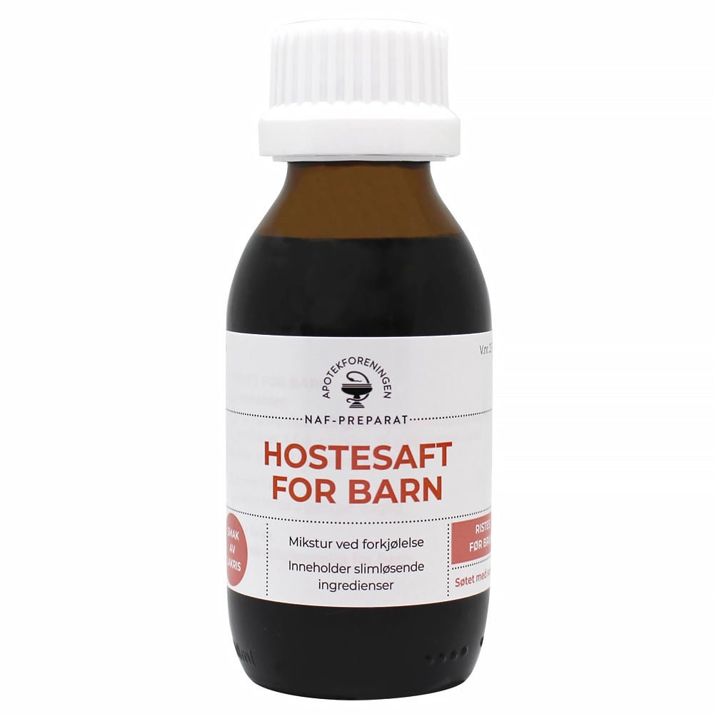 NAF Hostesaft for barn NAF mikstur, 100 ml.