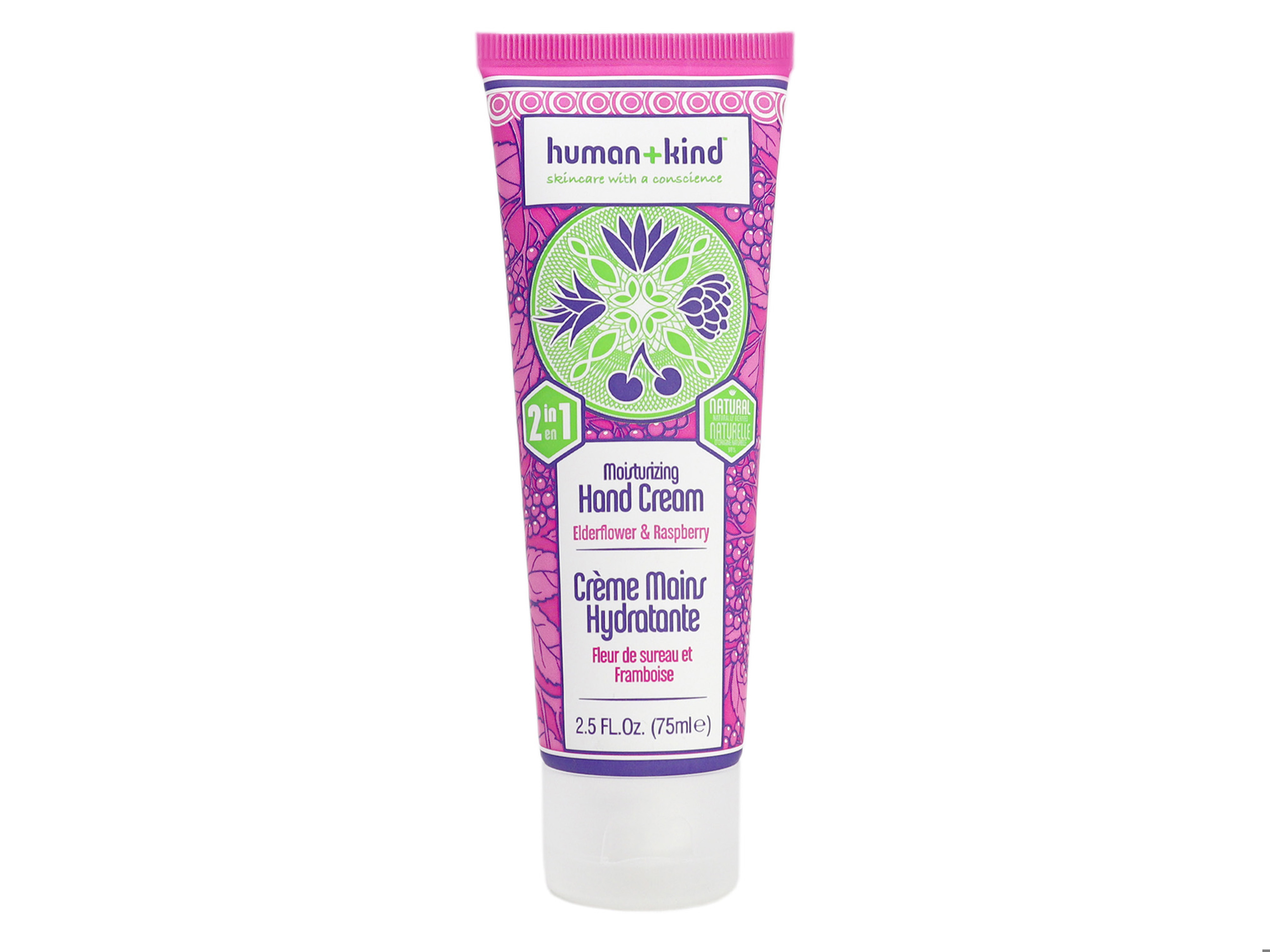 Human+Kind HumanKind Hand Cream Elderflower & Raspberry, 75