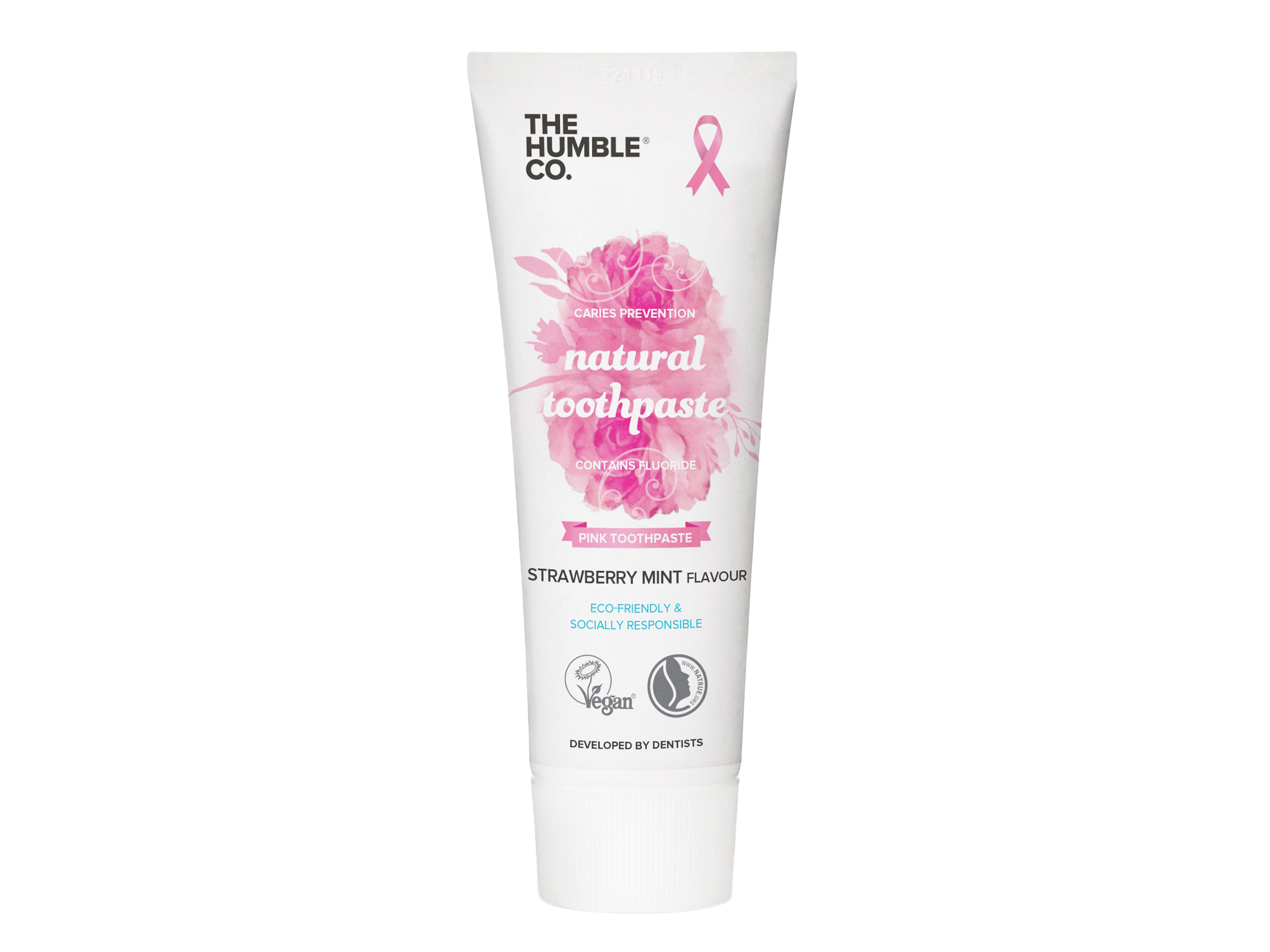 The Humble Co. Natural Toothpaste Pink Ribbon, 75 ml